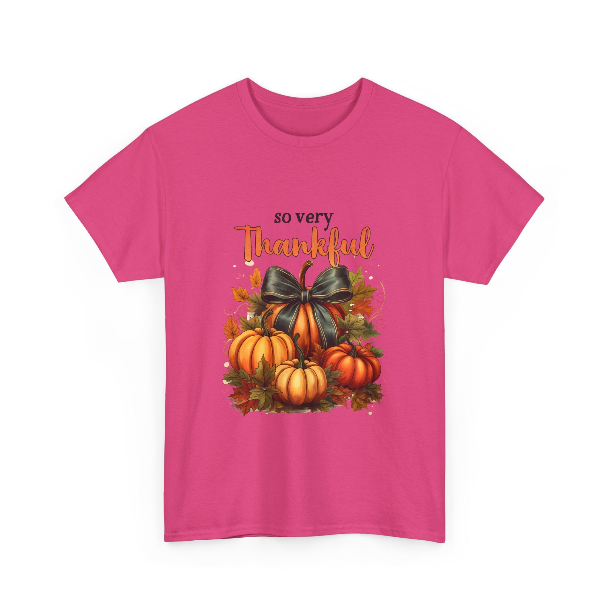 So Very Thankful Pumpkin Thanksgiving Tee