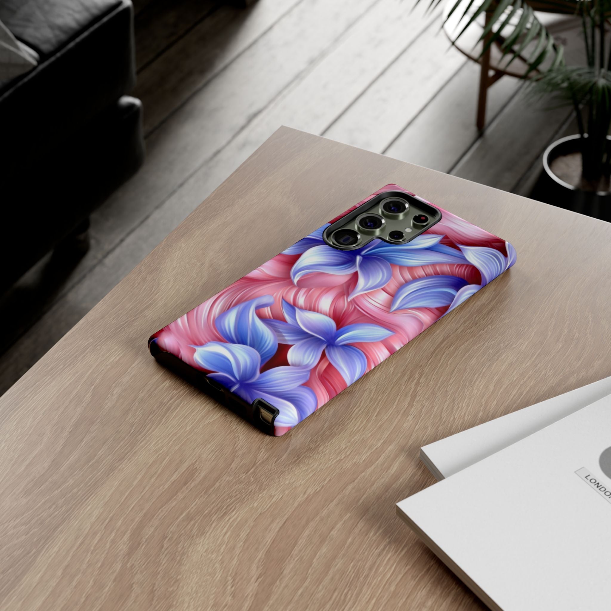 Dreamy Pink Floral Samsung Case