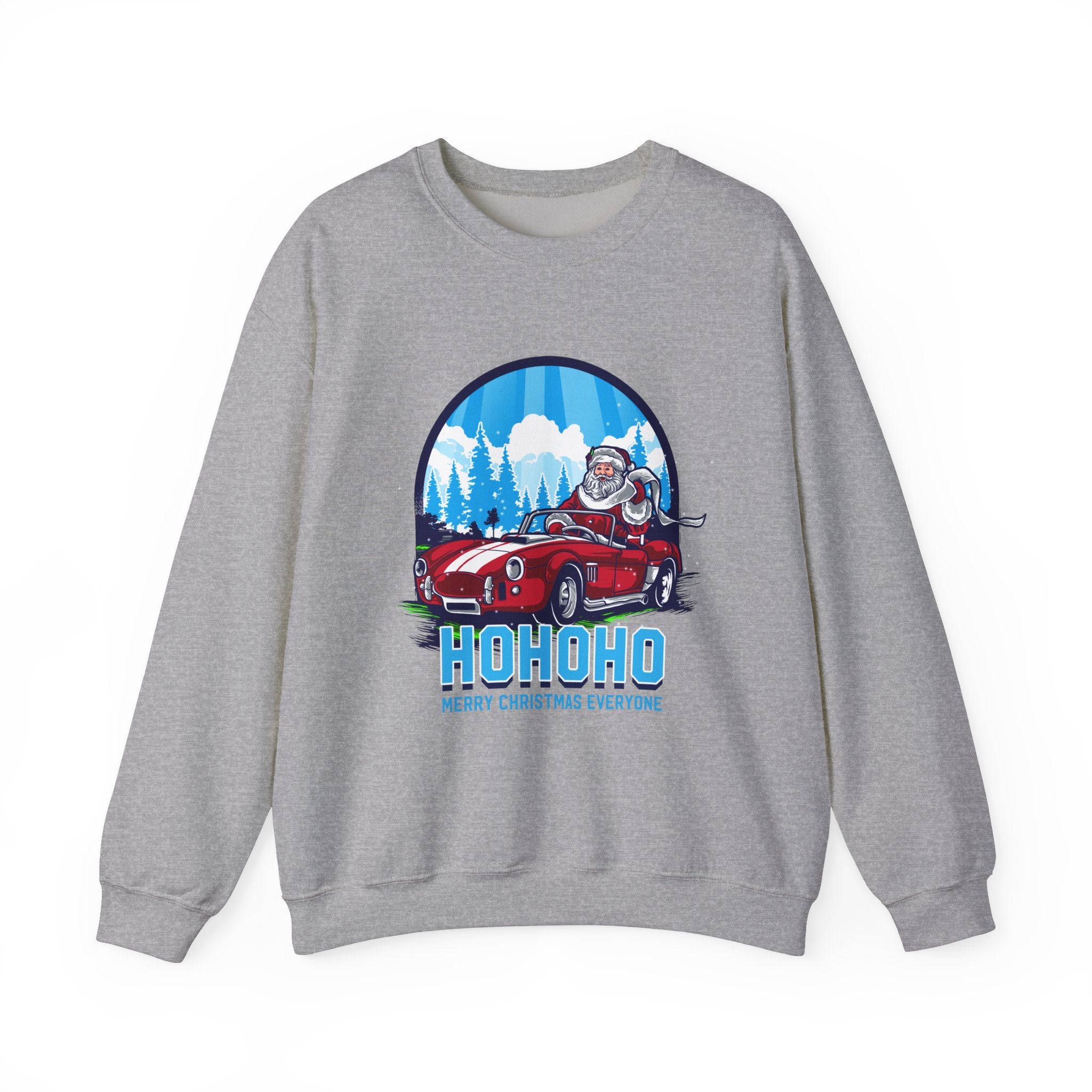 Santa's Hot Rod Christmas Sweatshirt