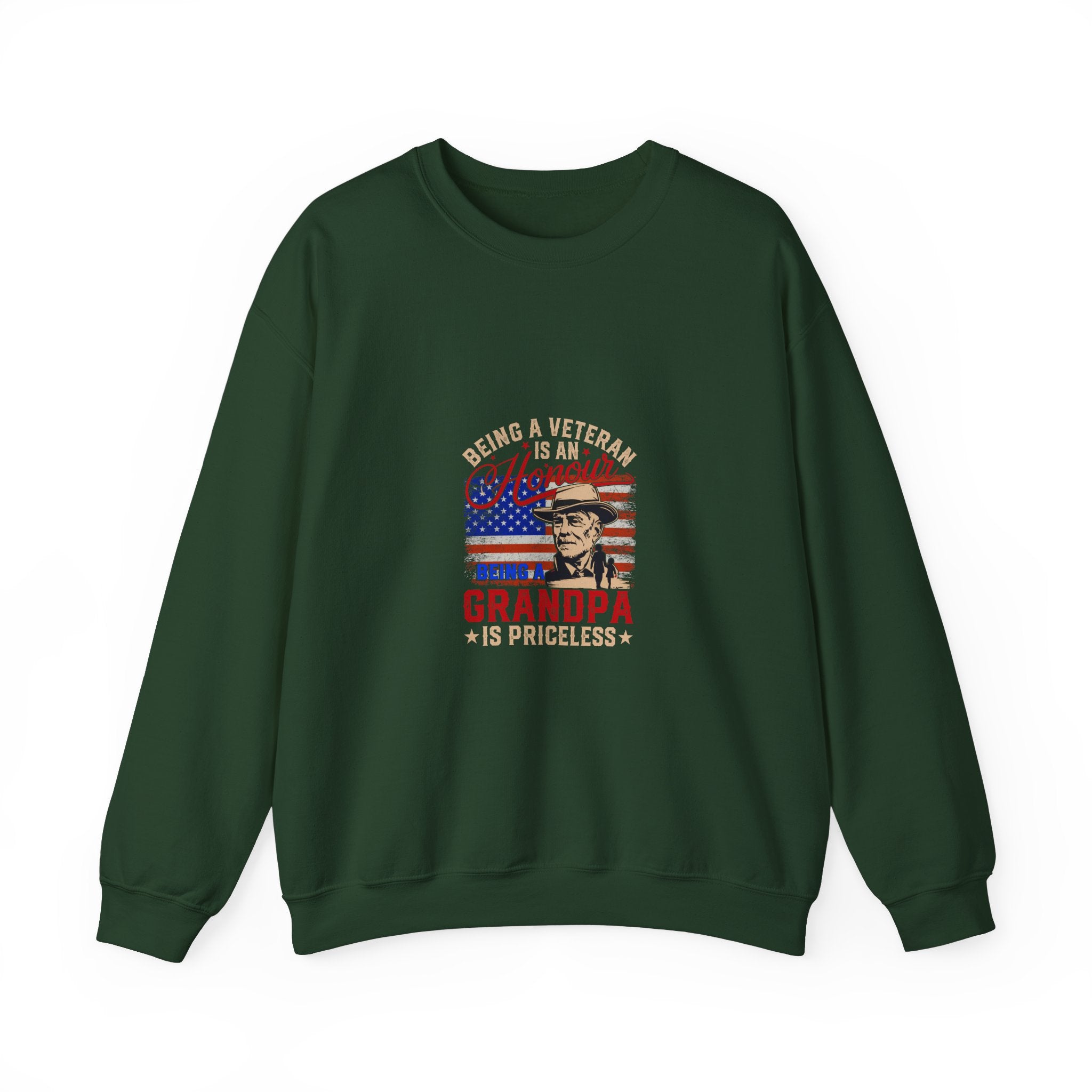 Veteran Grandpa: Honour & Priceless Sweatshirt