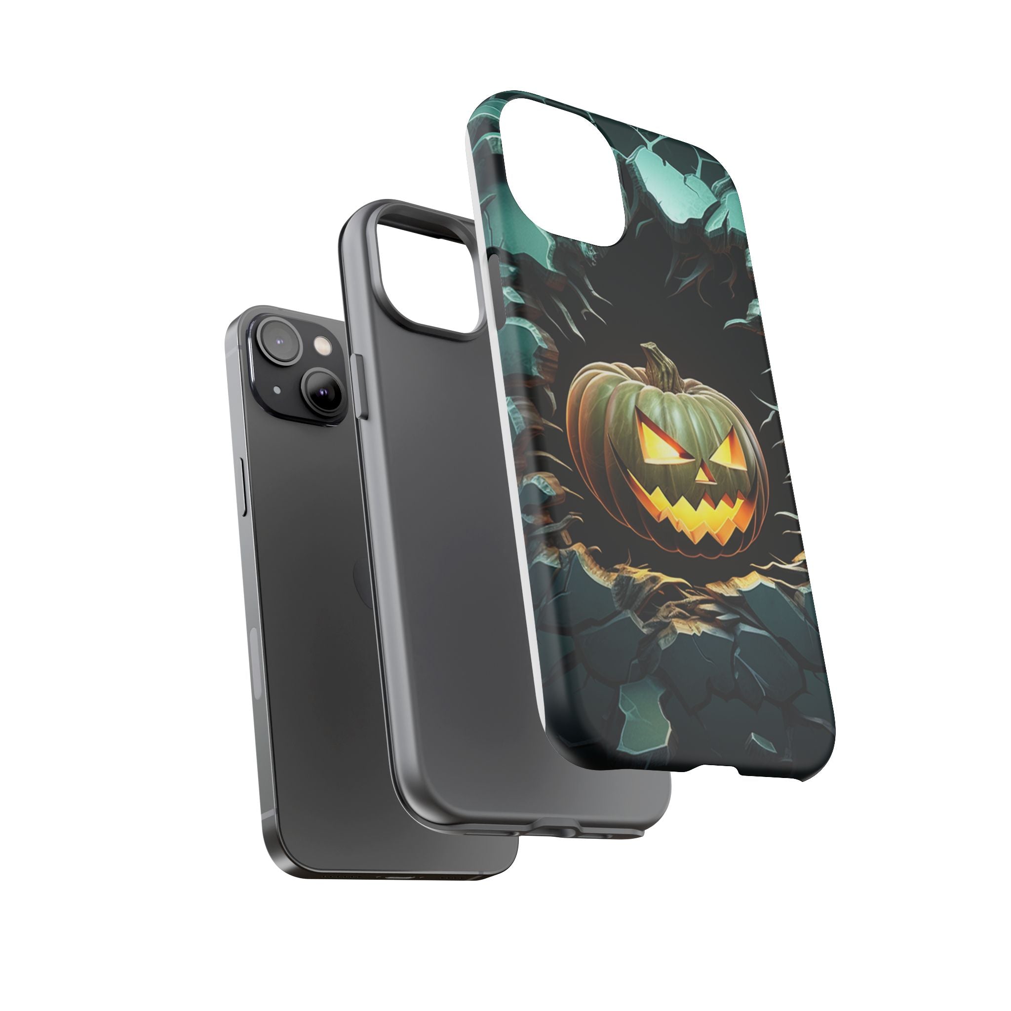 Spooky Jack-o'-Lantern Hexagon iPhone Case