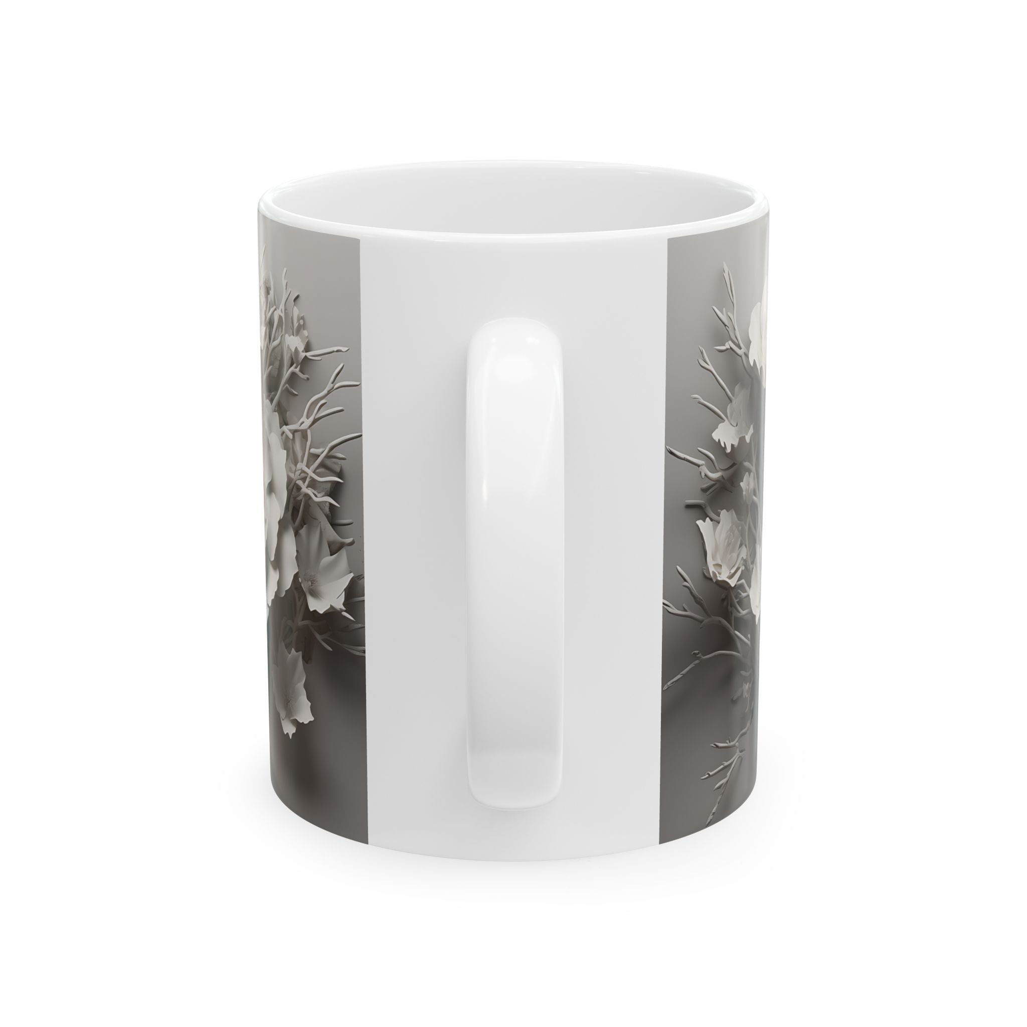 Surreal Paper Flower Mountain Mug