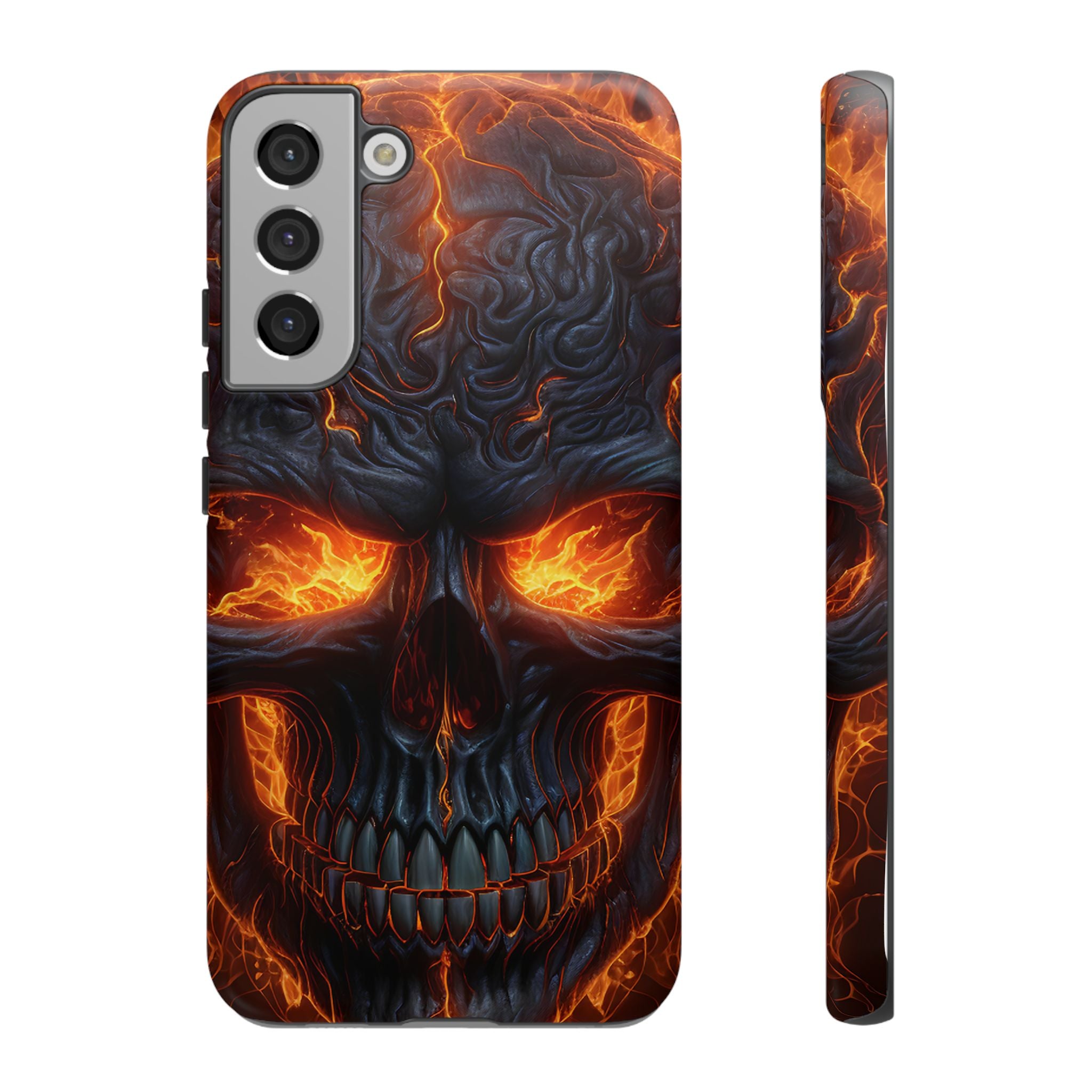 Fiery Skull Samsung Case