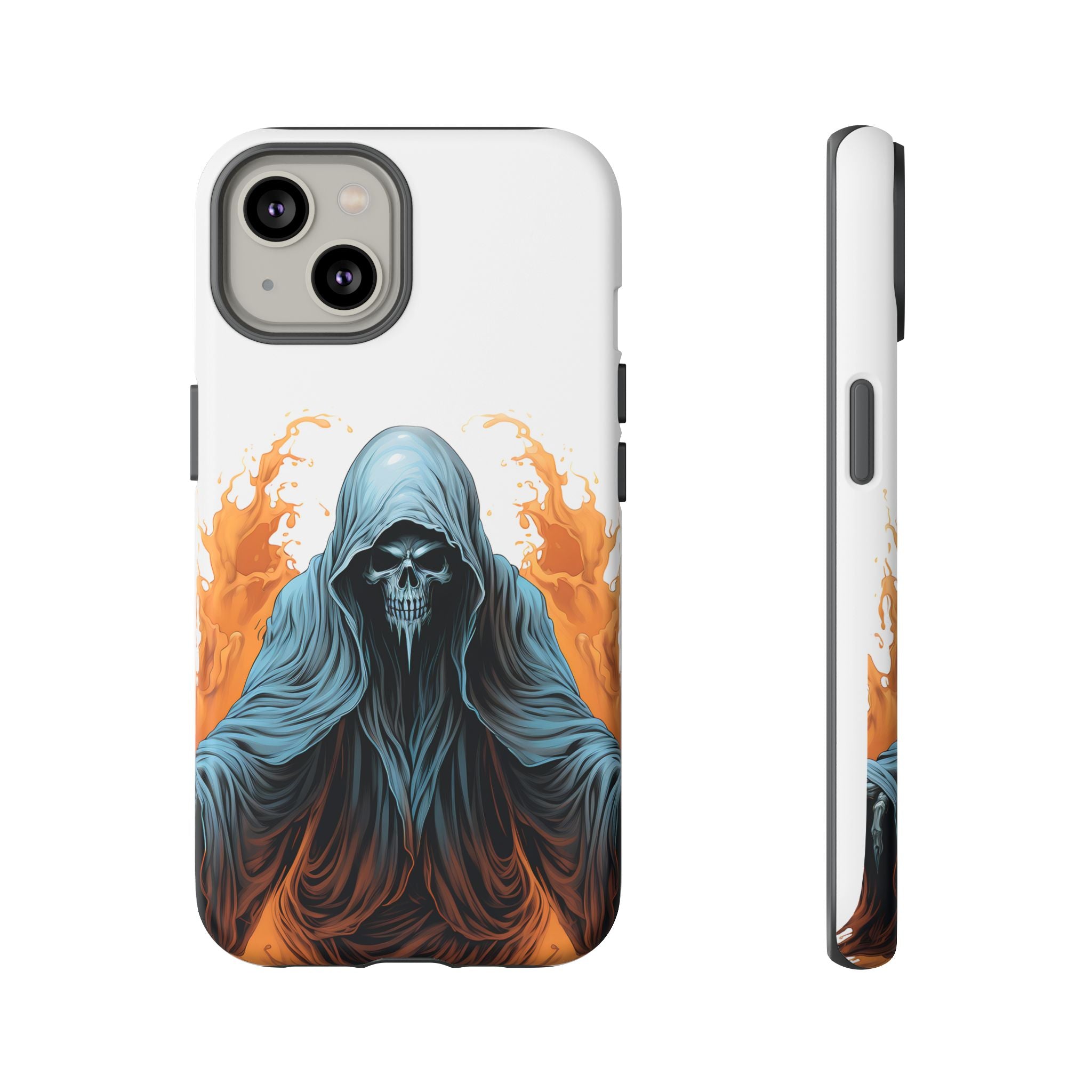 Grim Reaper Hexagon Stone iPhone Case