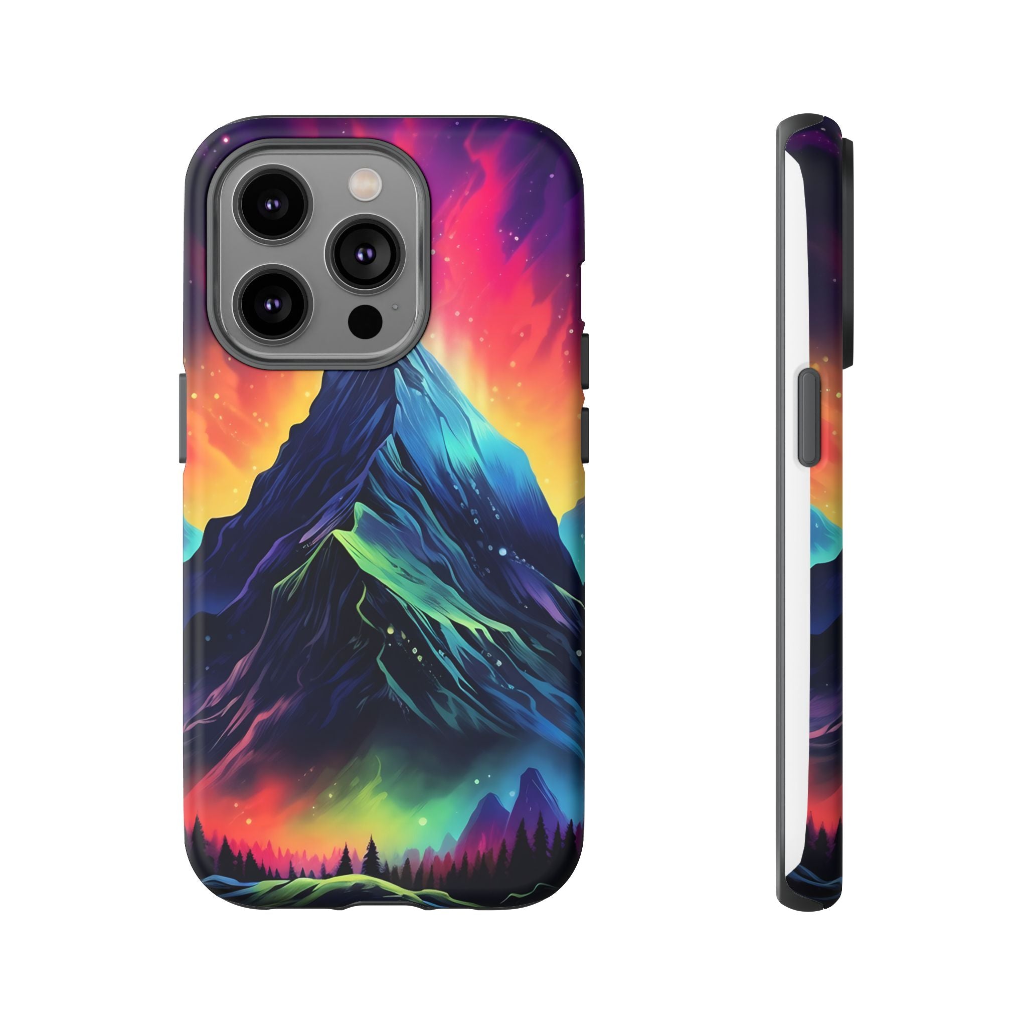 Cosmic Mountain iPhone Case - Hexagon Stone