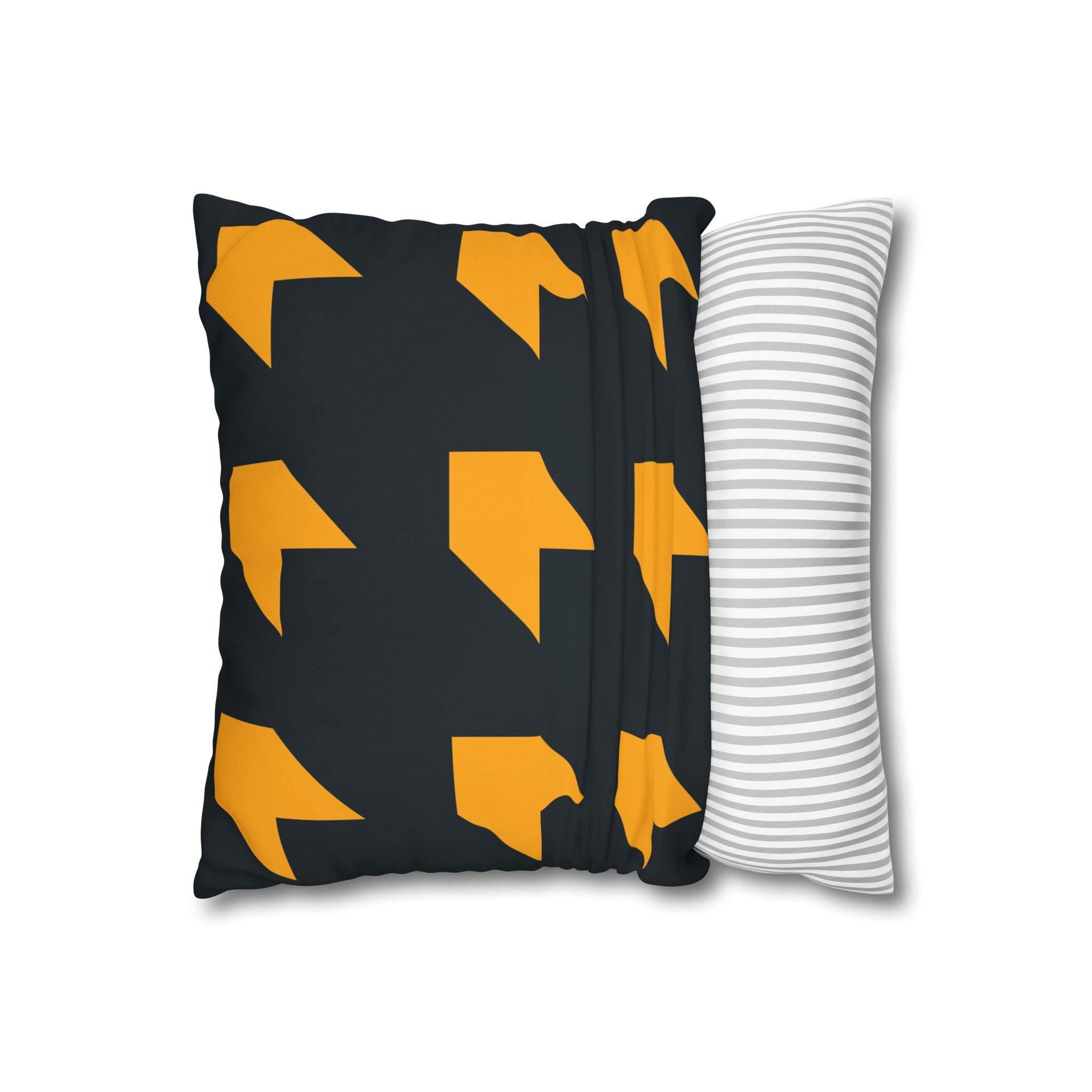 Geometric Arrow Orange Pillowcase