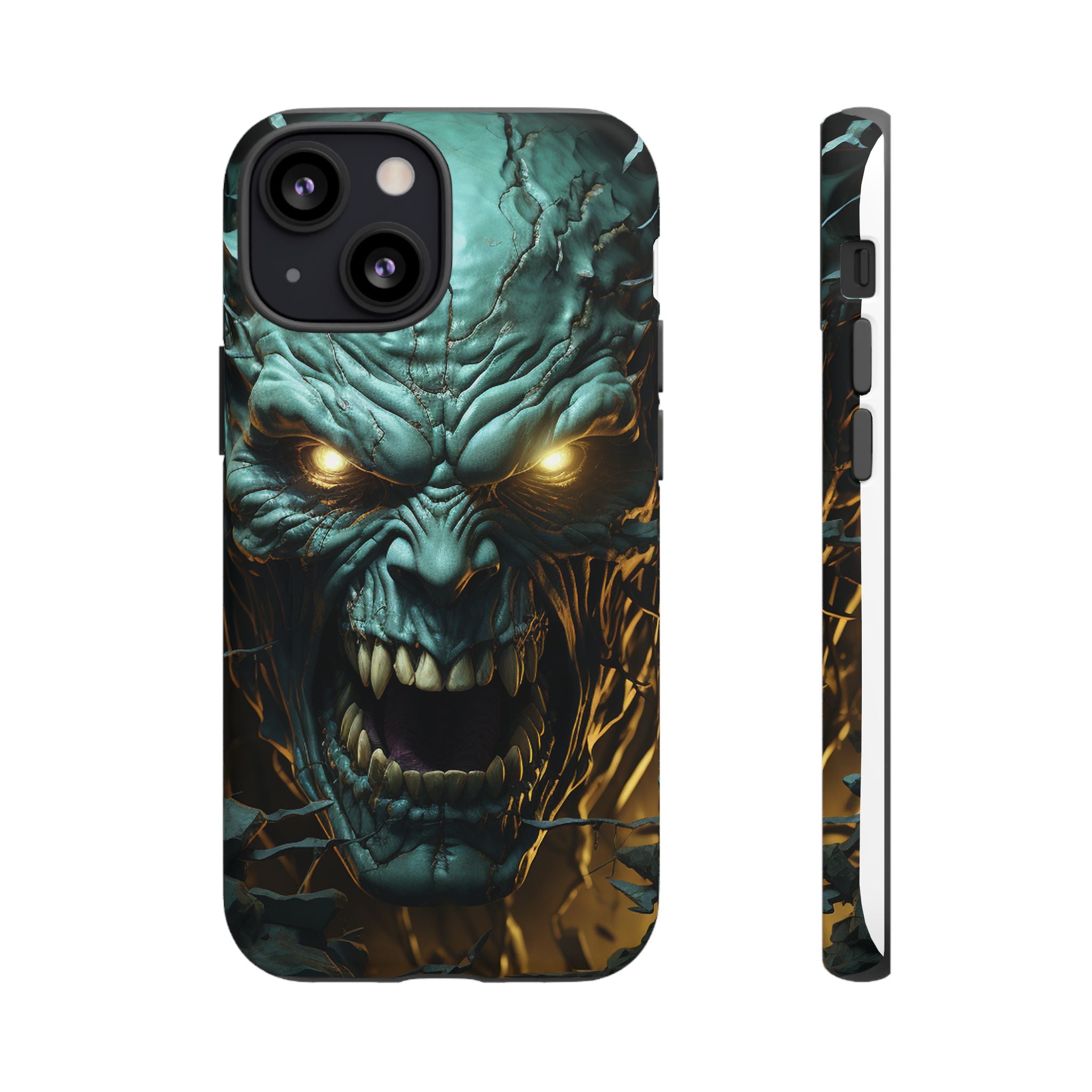 Monstrous Roar Hexagon Stone iPhone Case