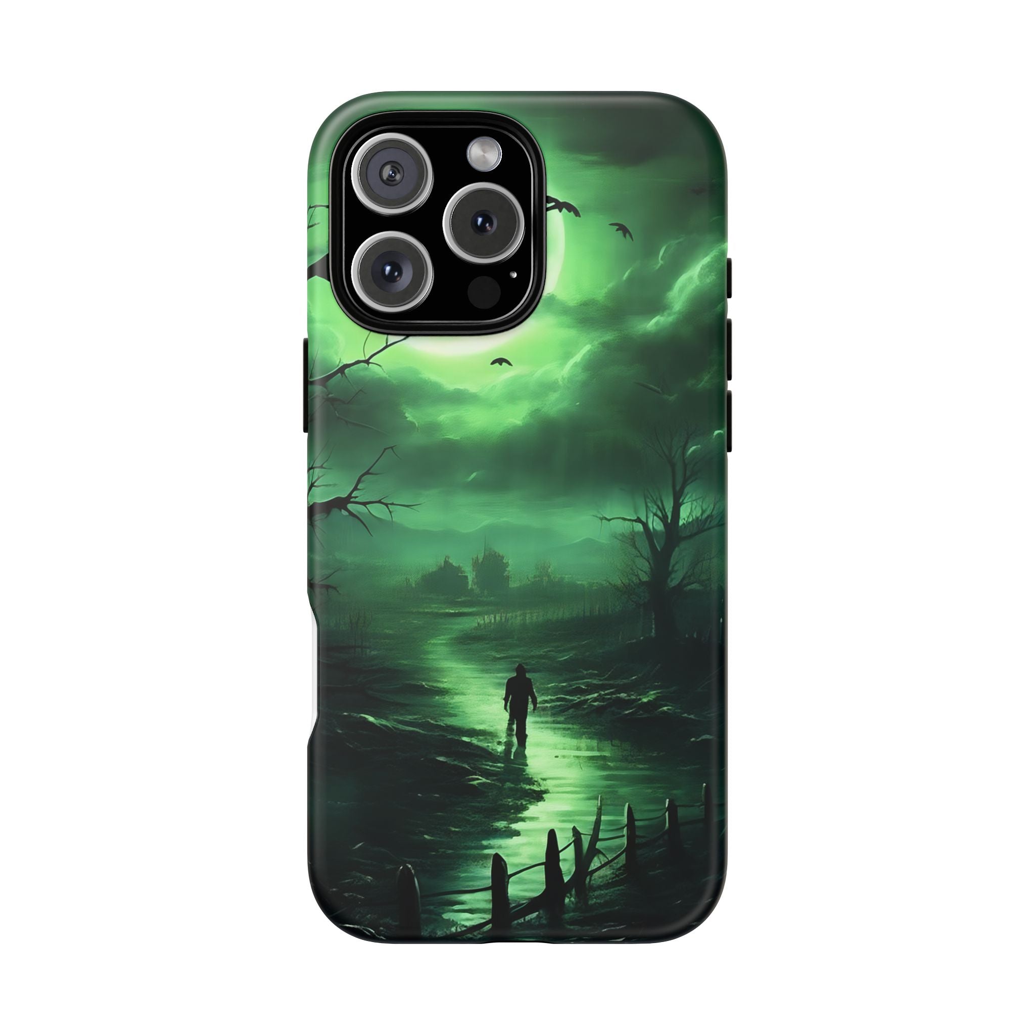 Swamp Moon Gothic iPhone Case - Hexagon Stone