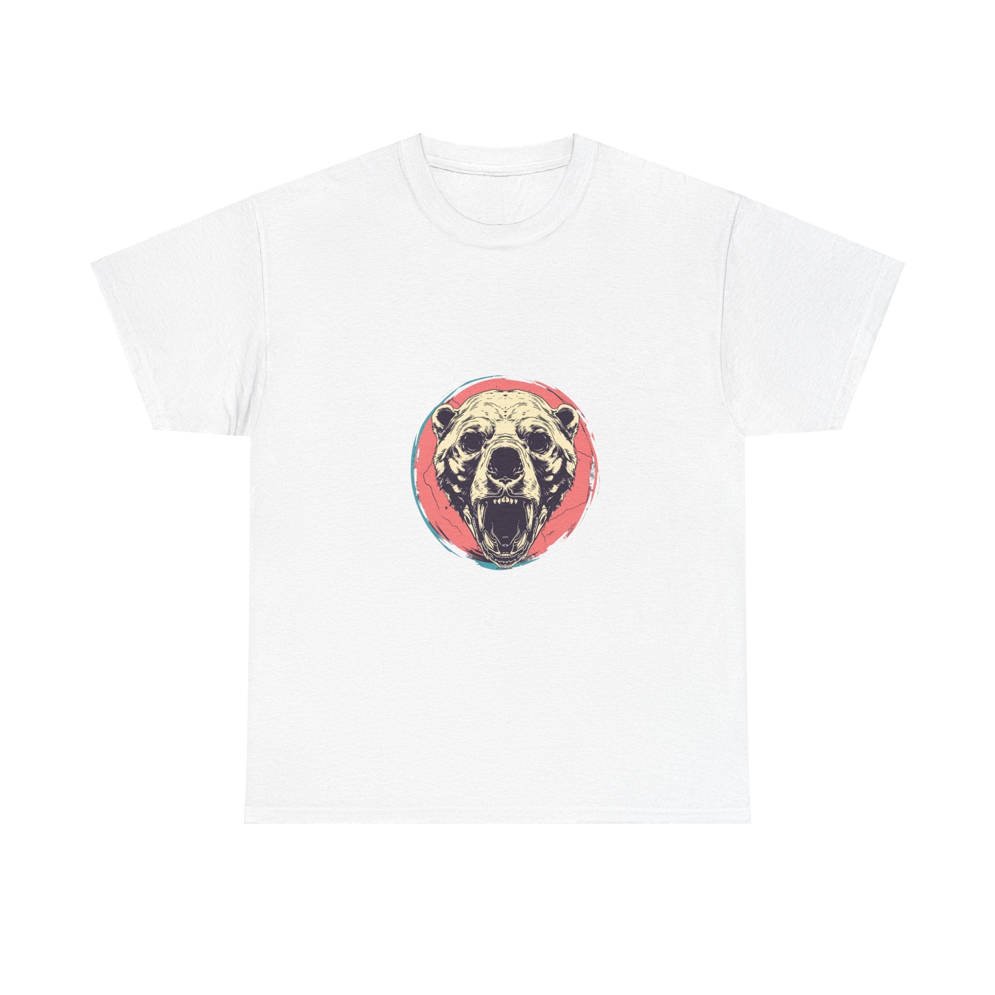 Vintage Bear Head T-Shirt - Retro Style