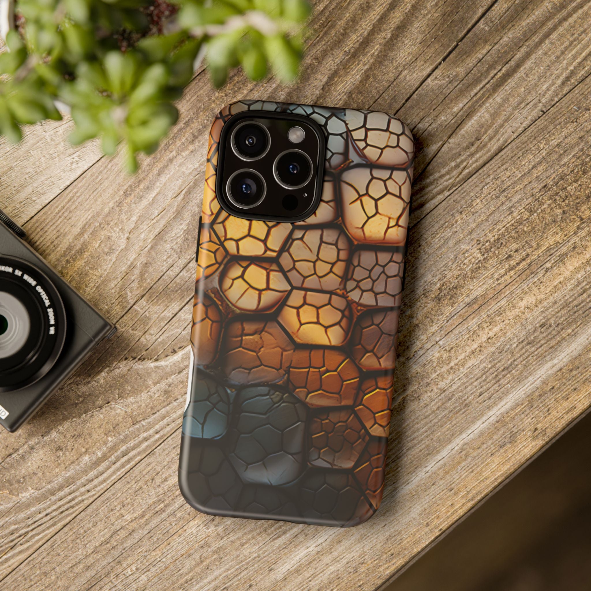 Honeycomb iPhone Case: Abstract Art