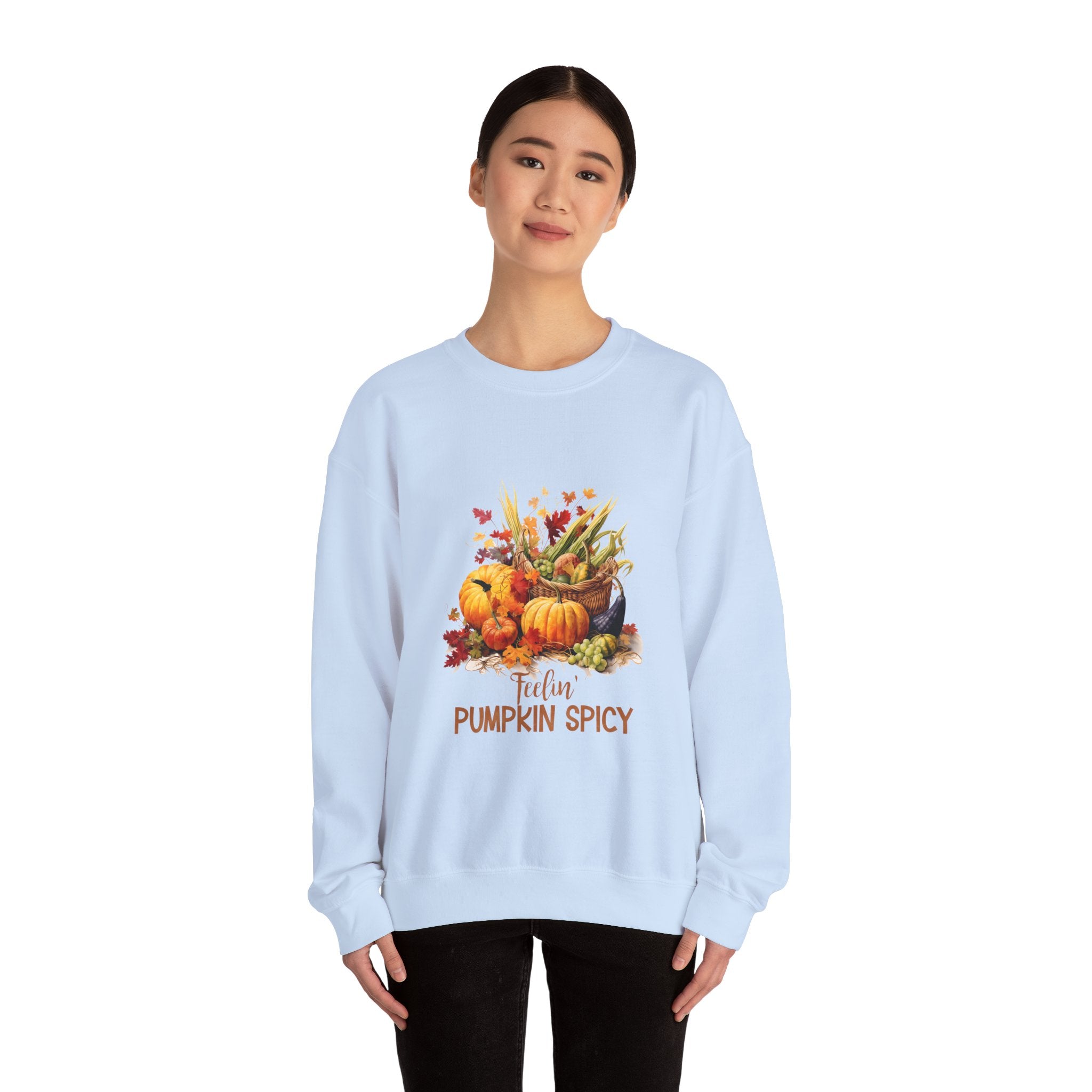 Feelin' Pumpkin Spicy Thanksgiving Sweatshirt