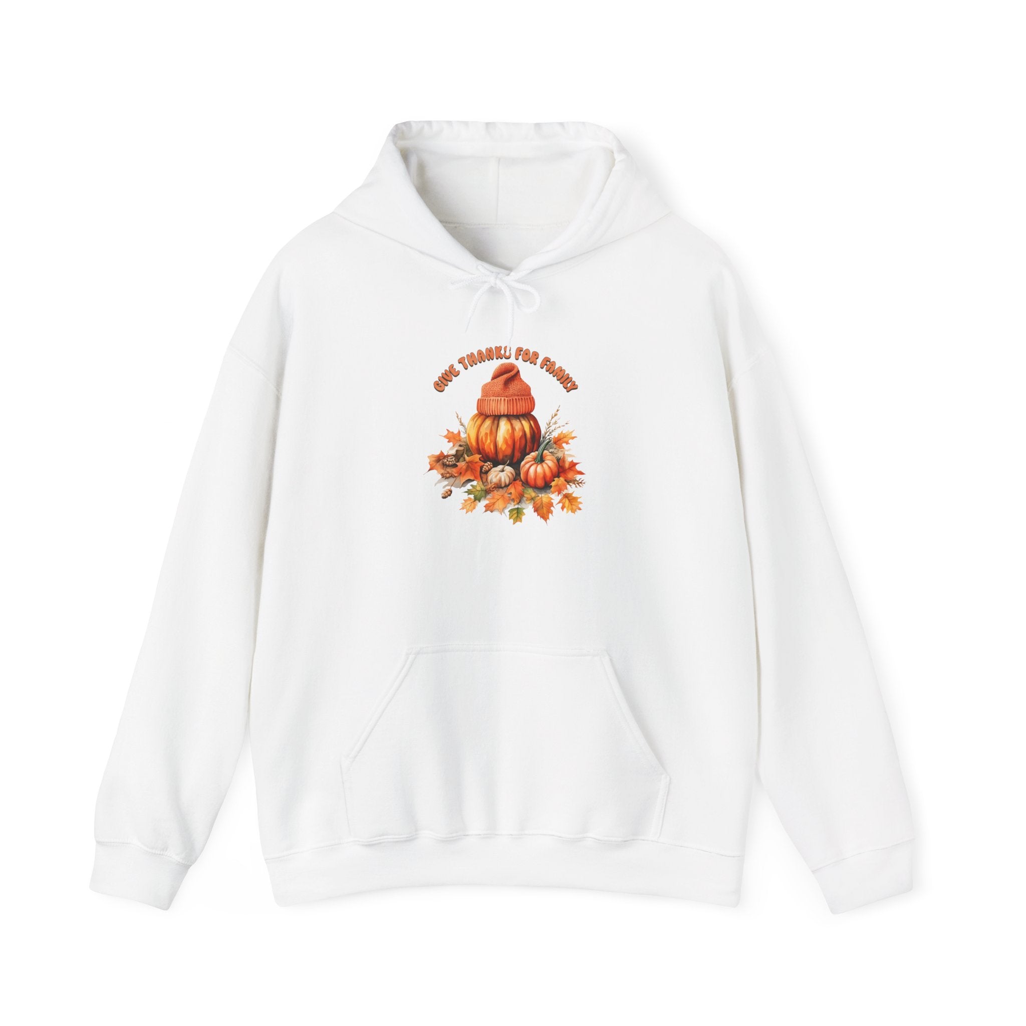 Cozy Give Thanks Family Thanksgiving Hoodie