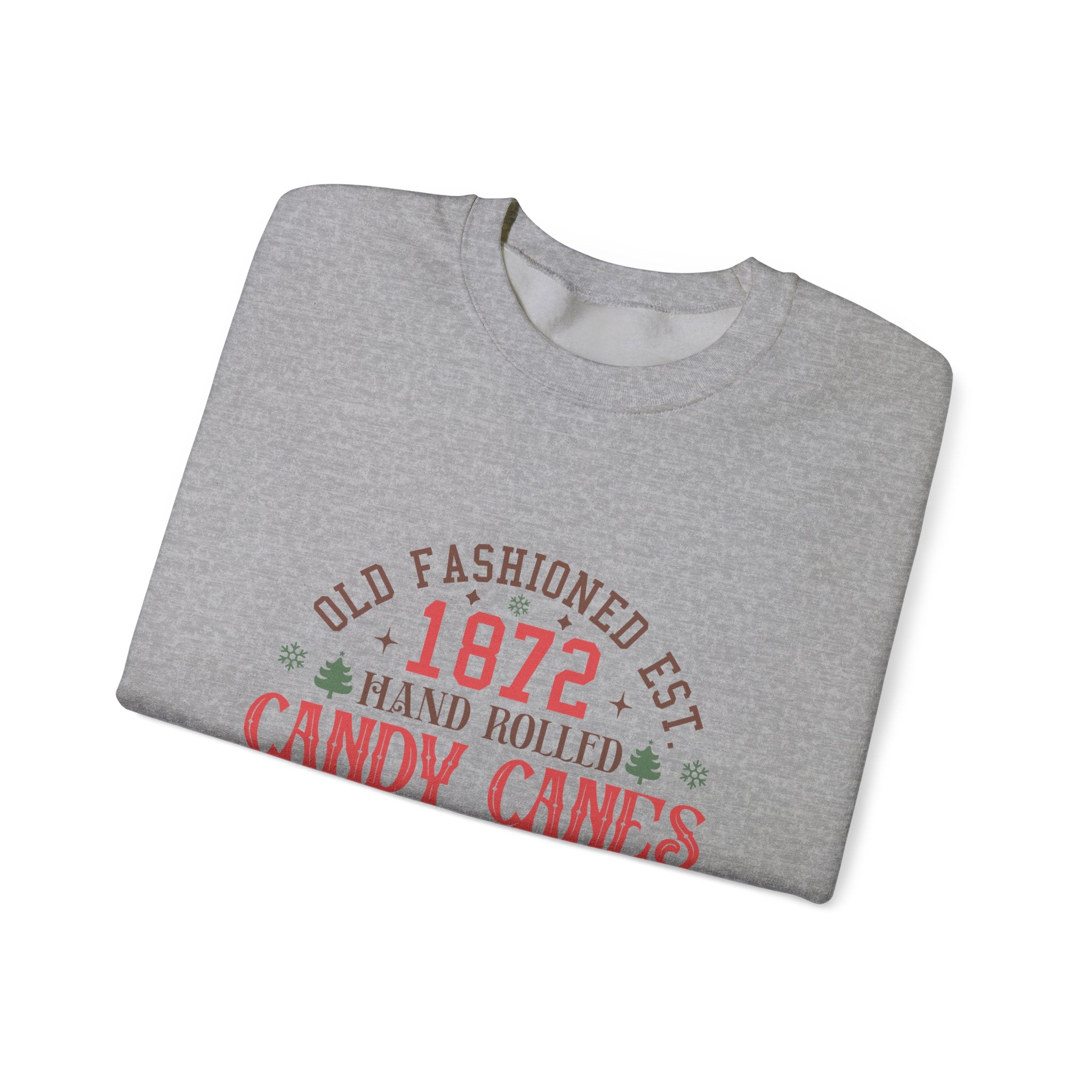 Old Fashioned Candy Canes Christmas Sweatshirt