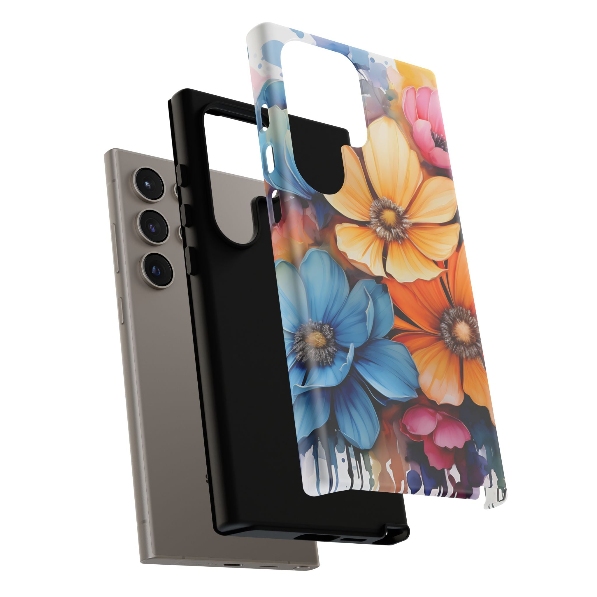 Vibrant Floral Watercolor Samsung Case