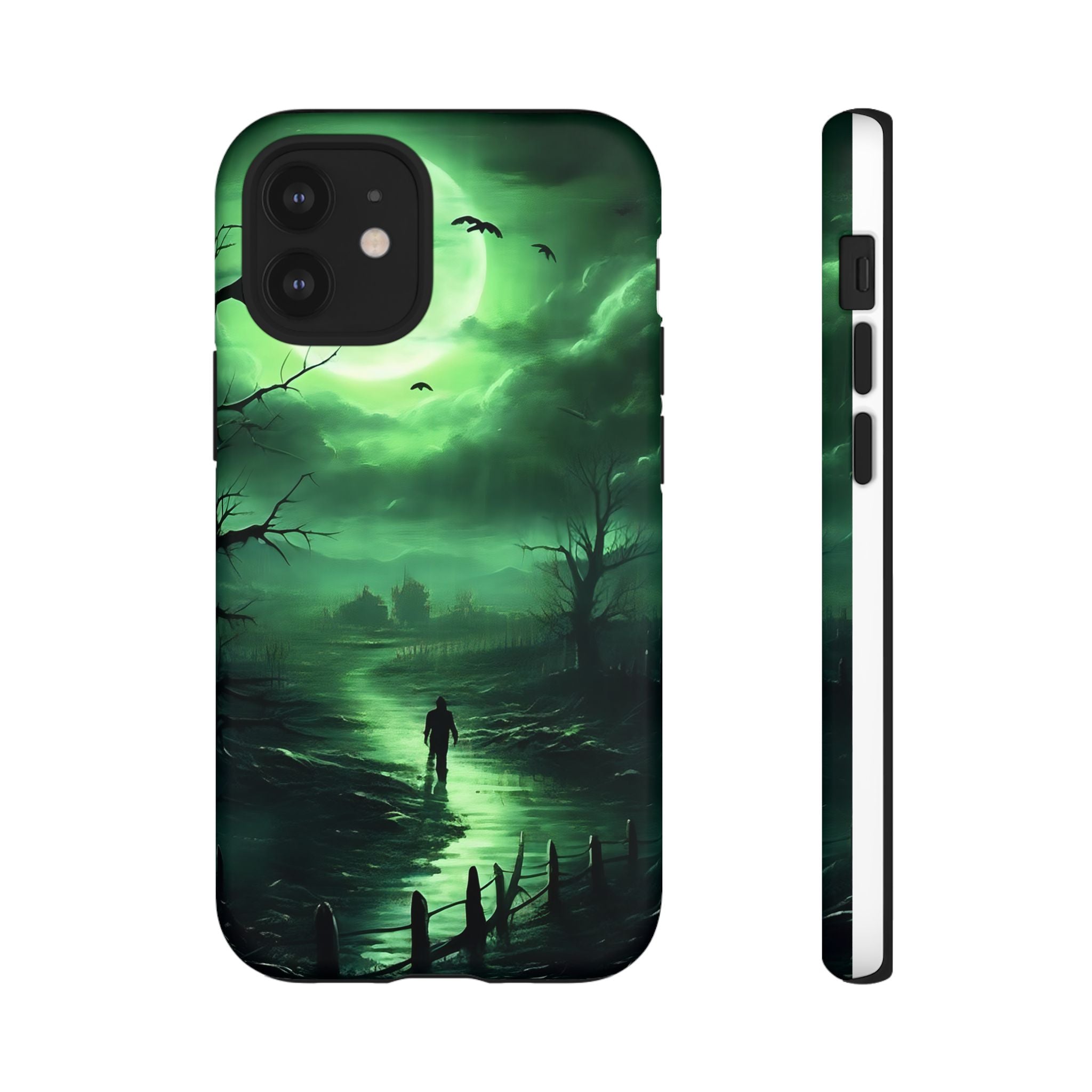 Swamp Moon Gothic iPhone Case - Hexagon Stone