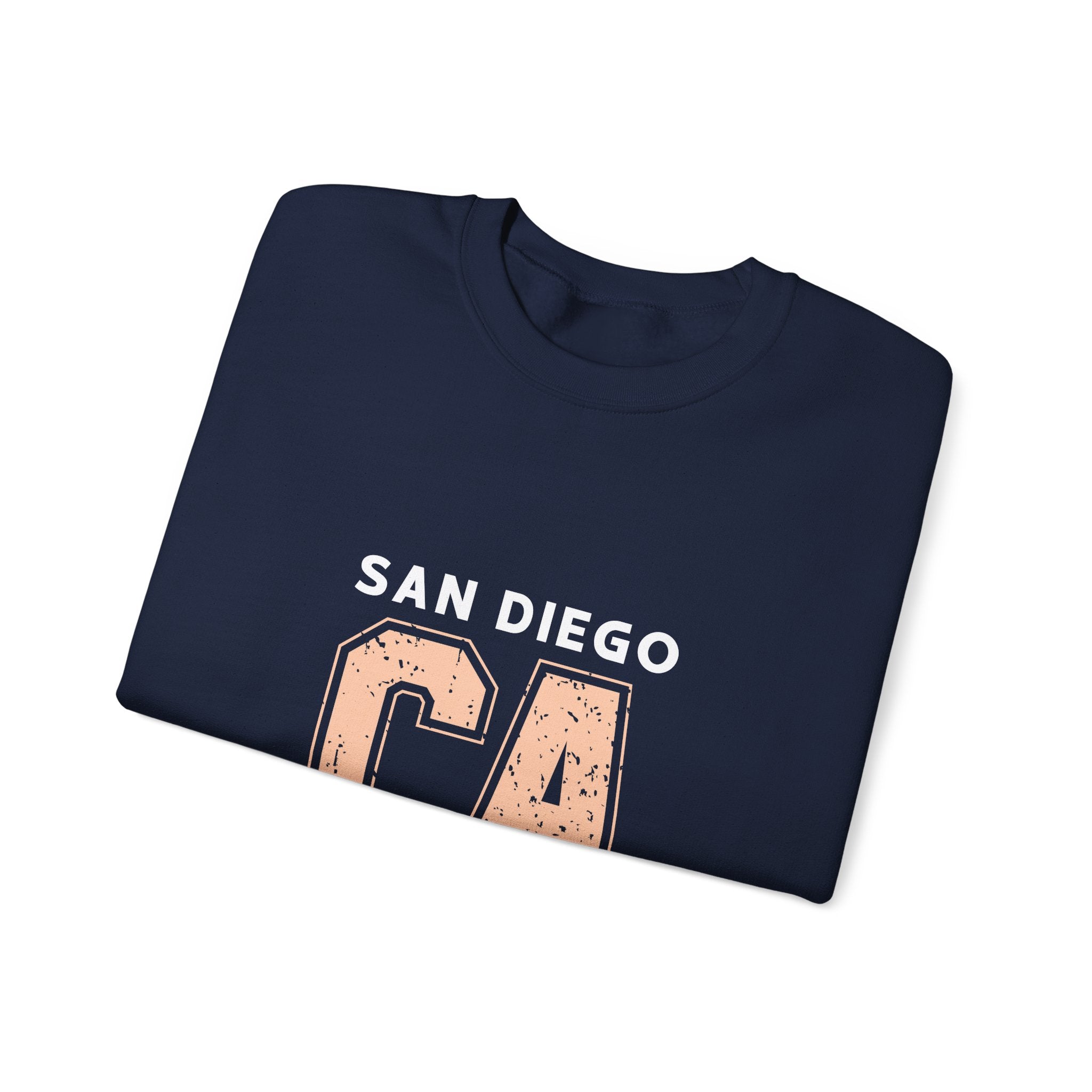 San Diego CA Sweatshirt - Retro Style