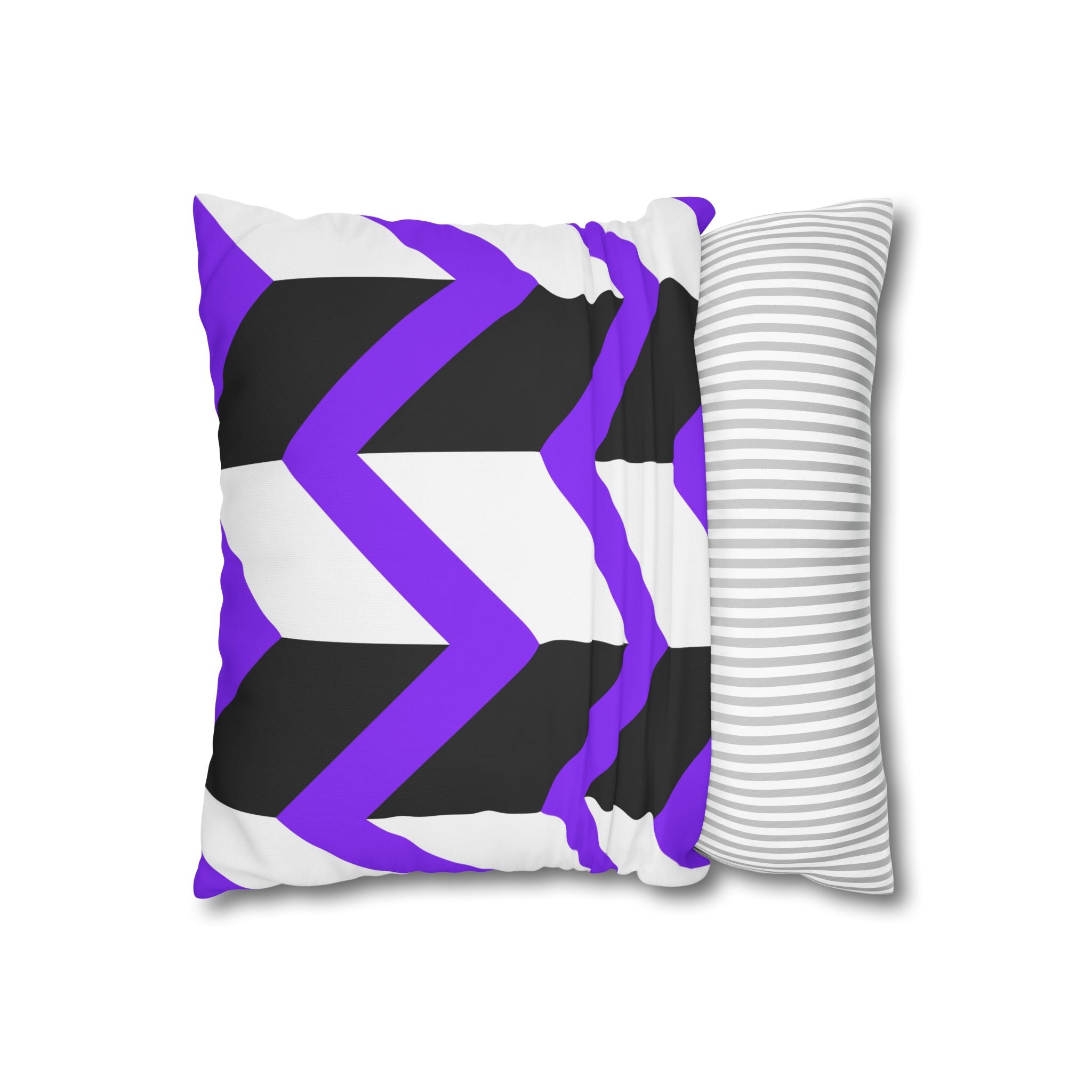 Geometric Zigzag Purple Pillowcase