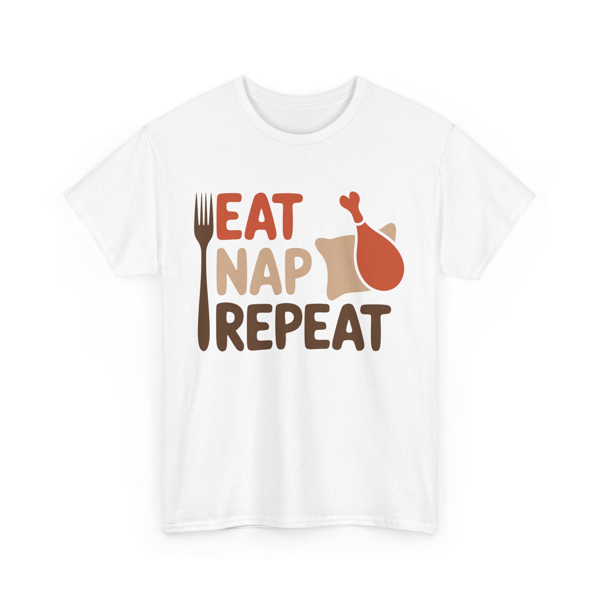 Eat Nap Repeat Thanksgiving T-Shirt