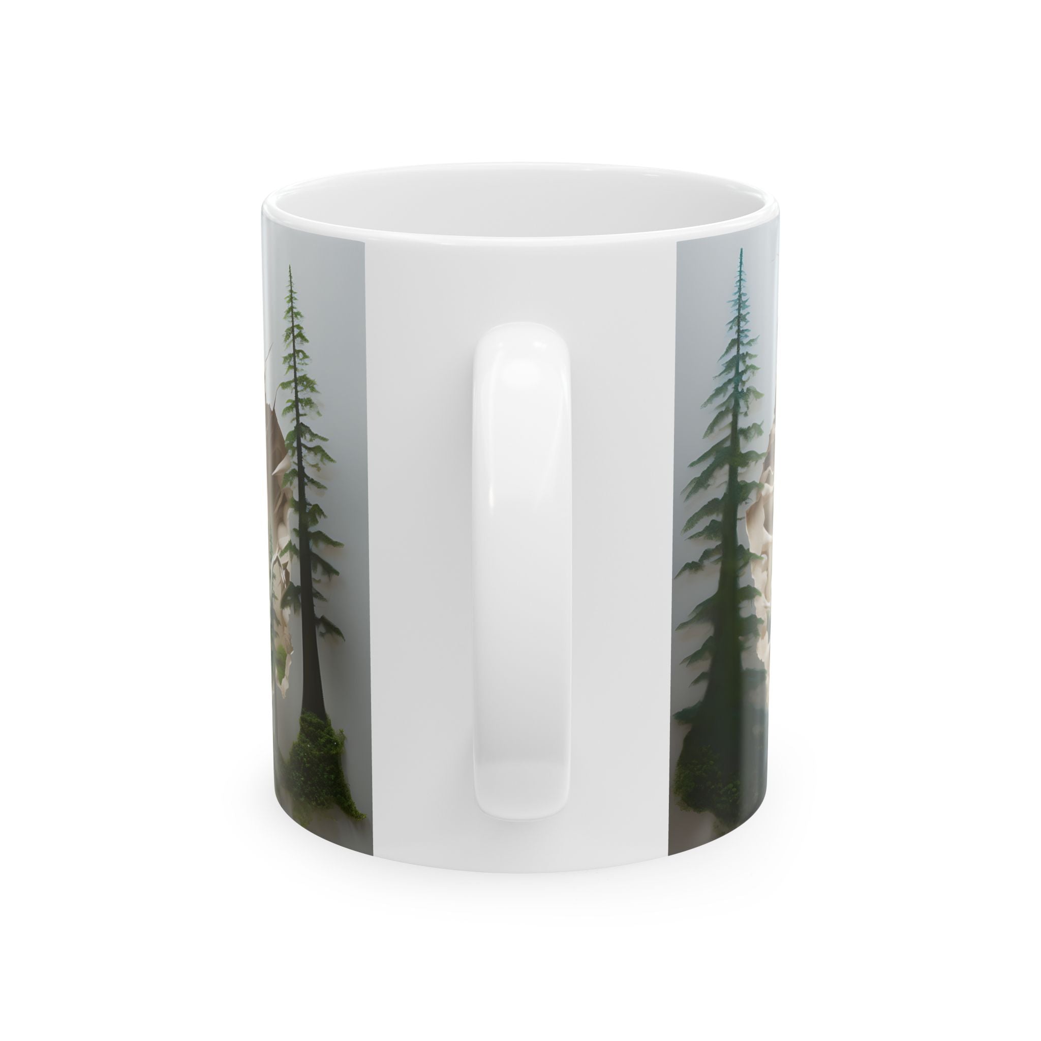 Fractured Forest Mug: Nature's Serenity