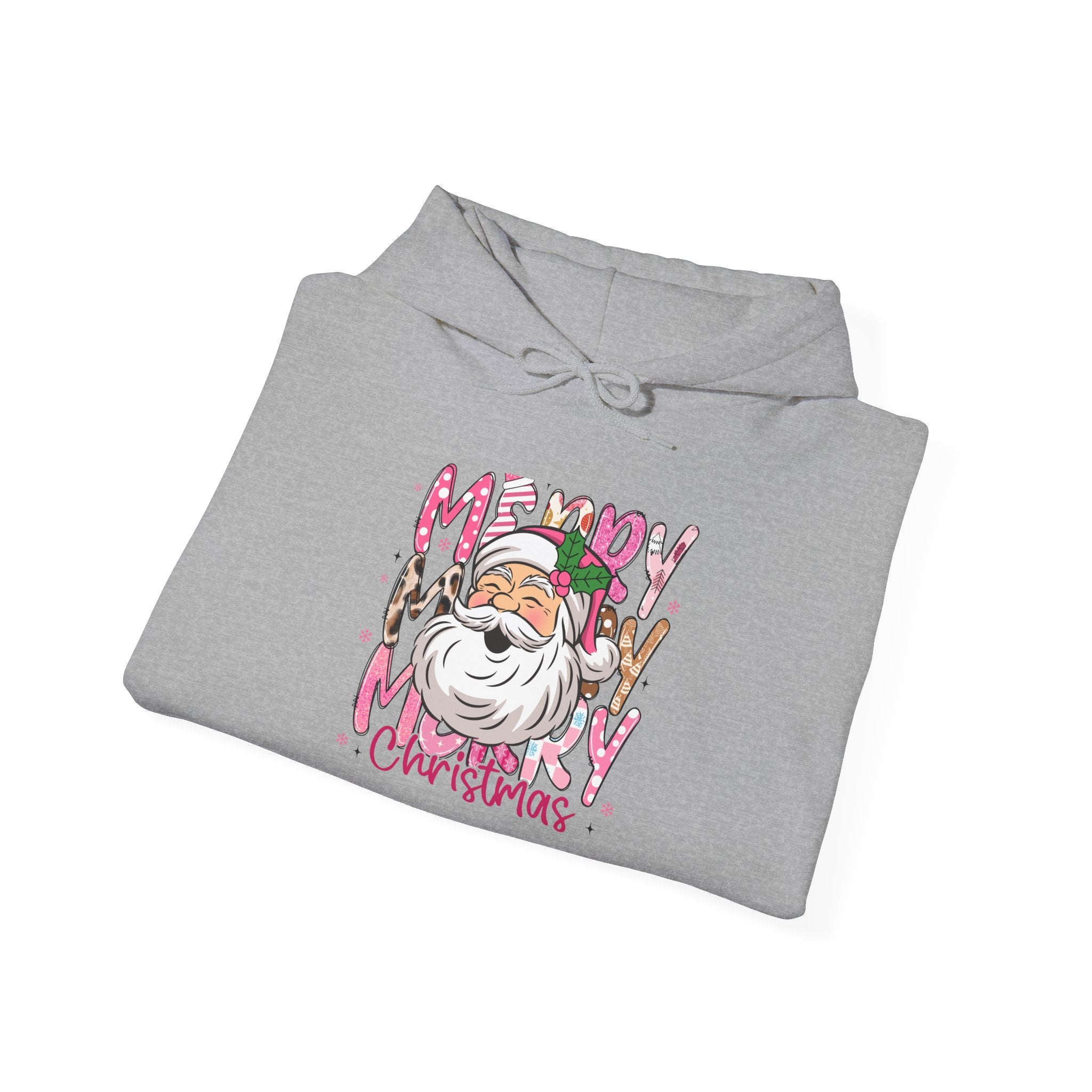 Pink Santa Christmas Hoodie