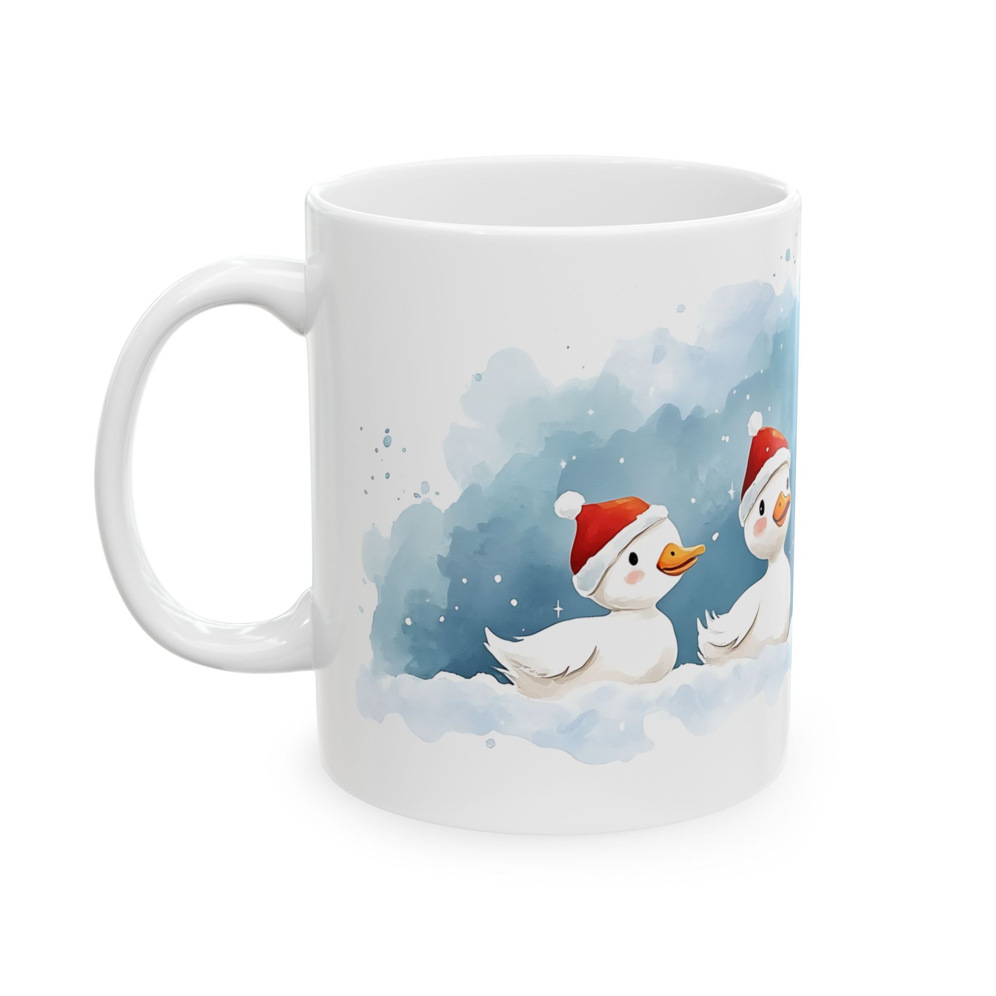 Cute Santa Duck Mug - Christmas Gift