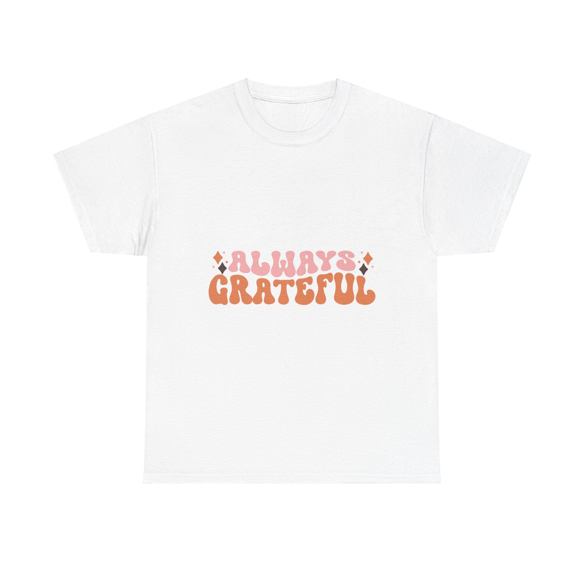 Always Grateful Retro 70s Thanksgiving Tee