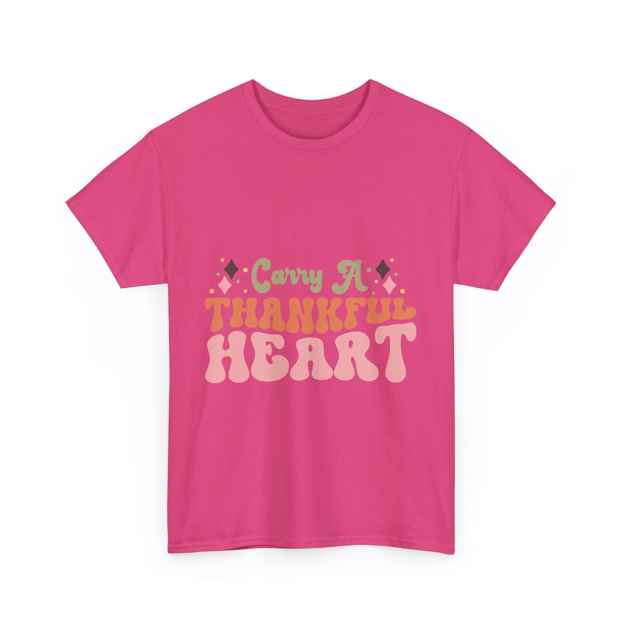 Carry A Thankful Heart Thanksgiving Tee