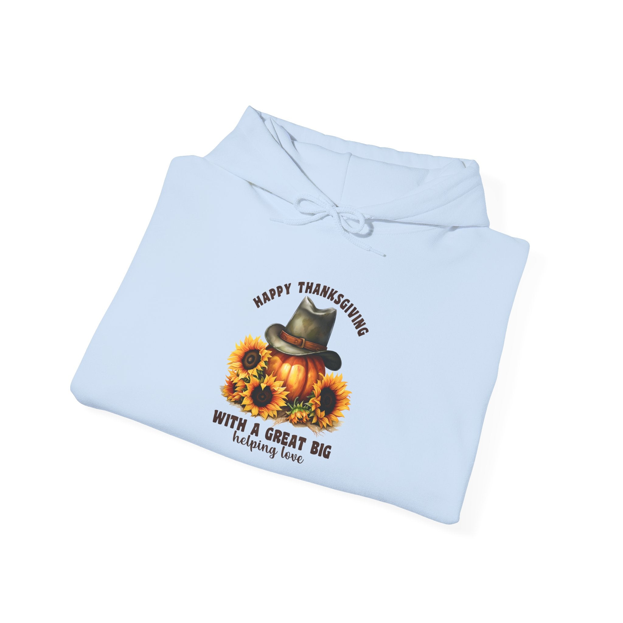 Happy Thanksgiving Cowboy Pumpkin Hoodie