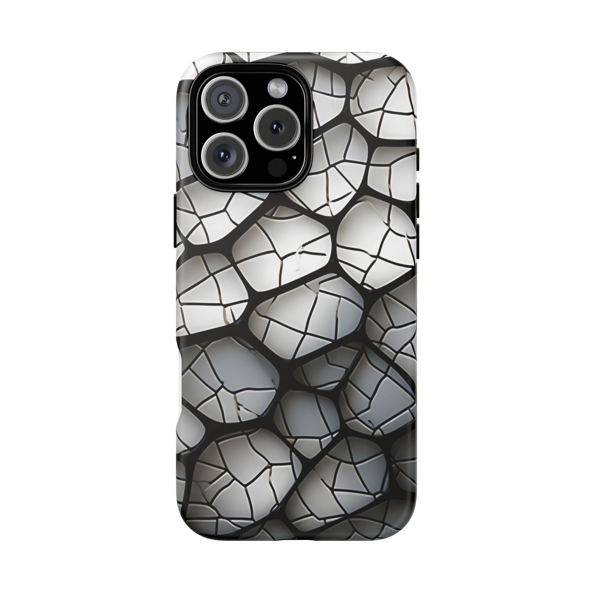 Abstract Mosaic iPhone Case - Textured & Chic