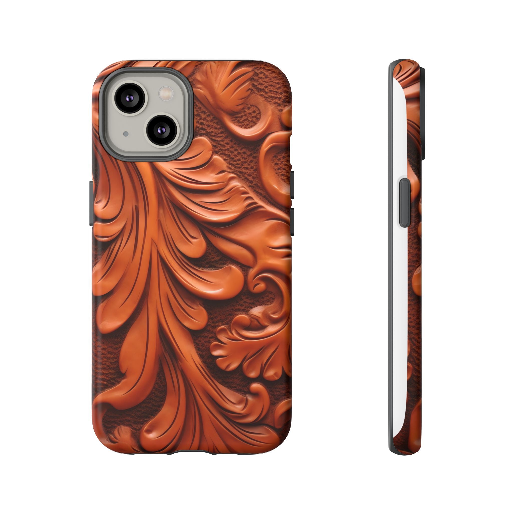 Baroque Acanthus Hexagon iPhone Case