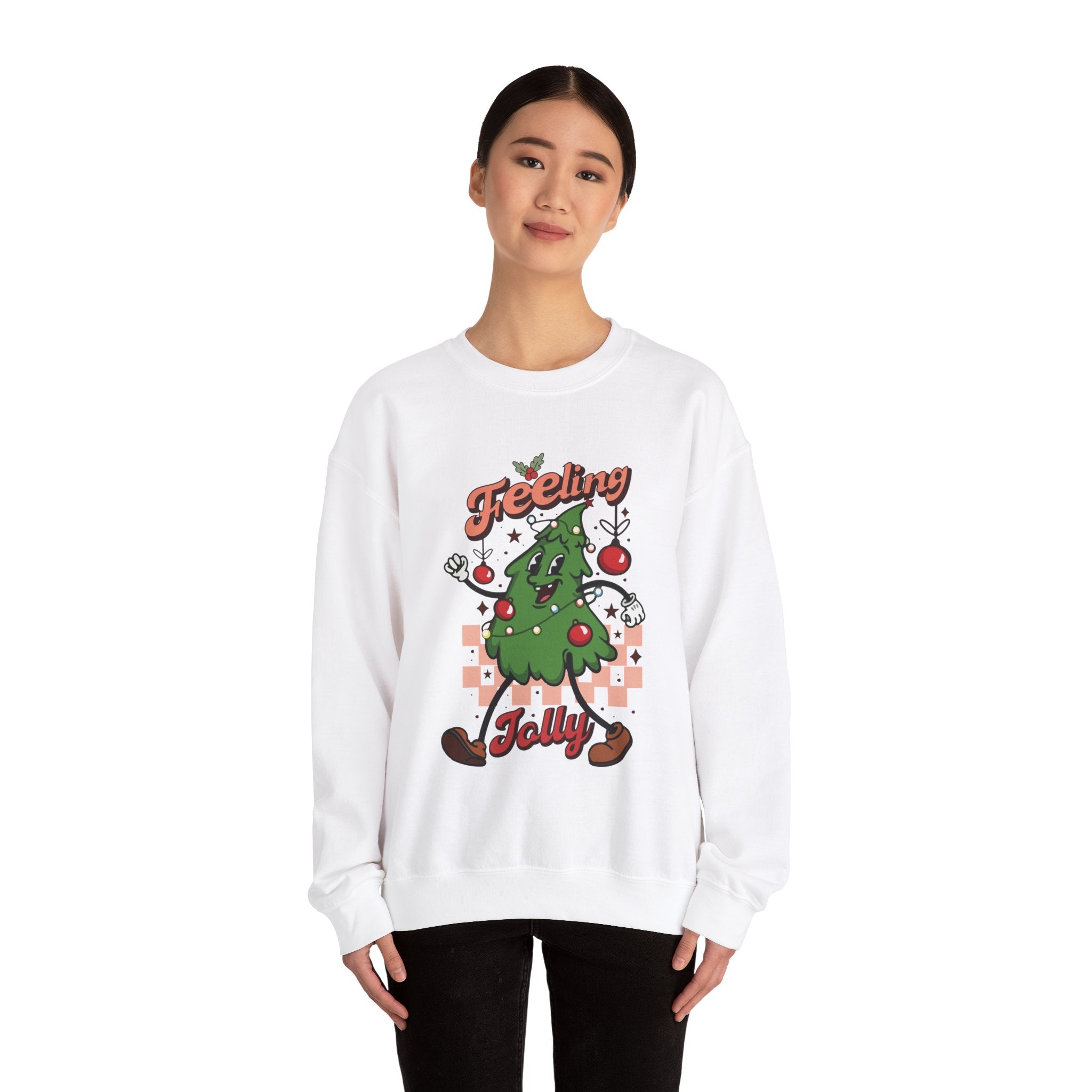 Feeling Jolly Christmas Tree Sweatshirt