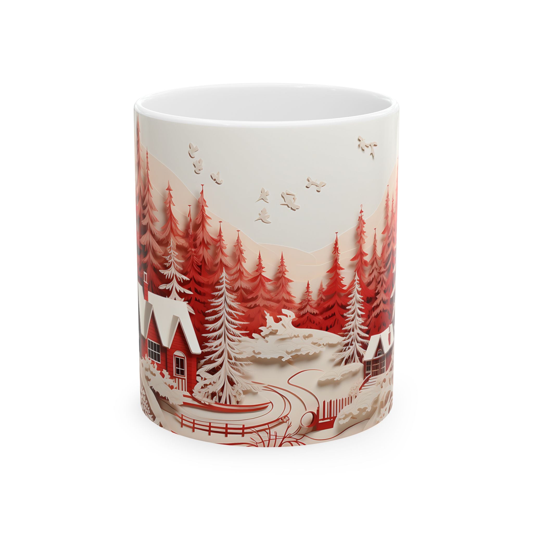 Winter Wonderland Papercut Mug