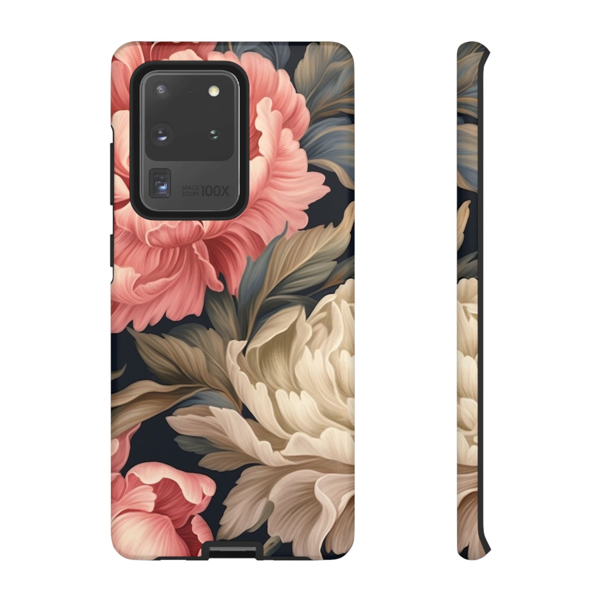 Blush Peony Floral Samsung Phone Case