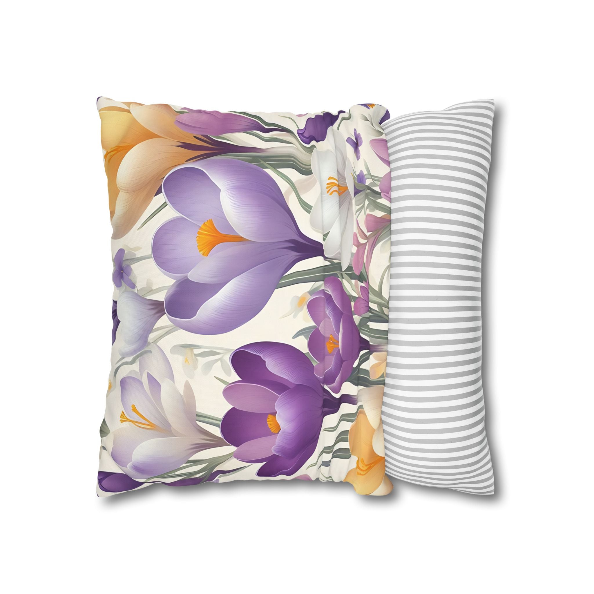 Floral Crocus Pillowcase - Botanical Bloom