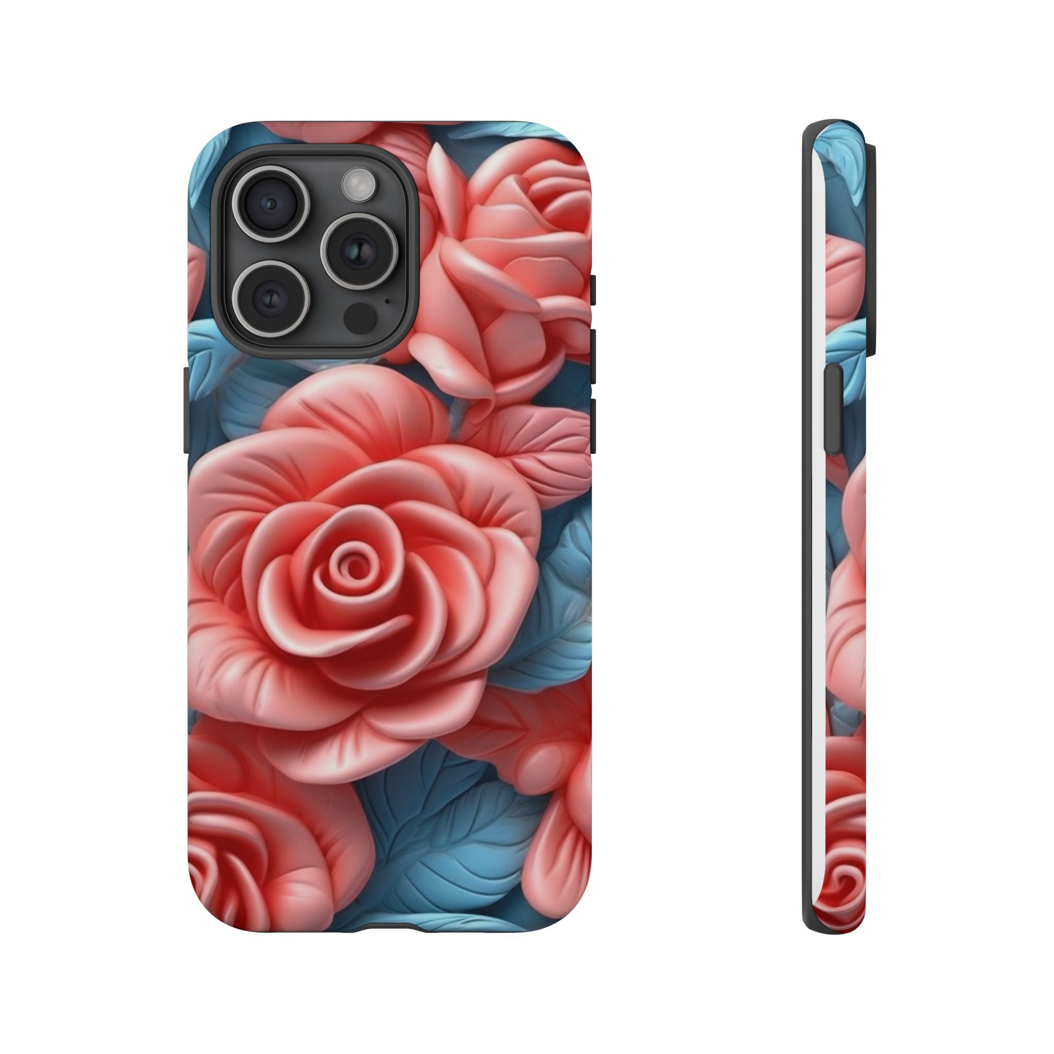 Stylized Floral iPhone Case - Hexagon Stone