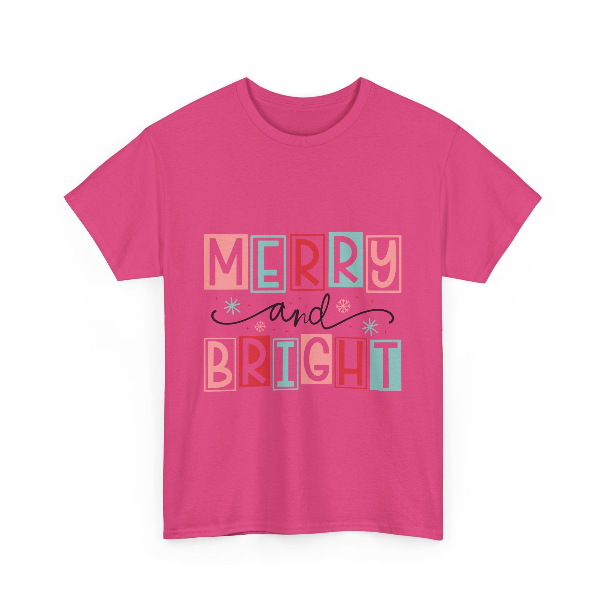 Merry Bright Retro Christmas T-Shirt