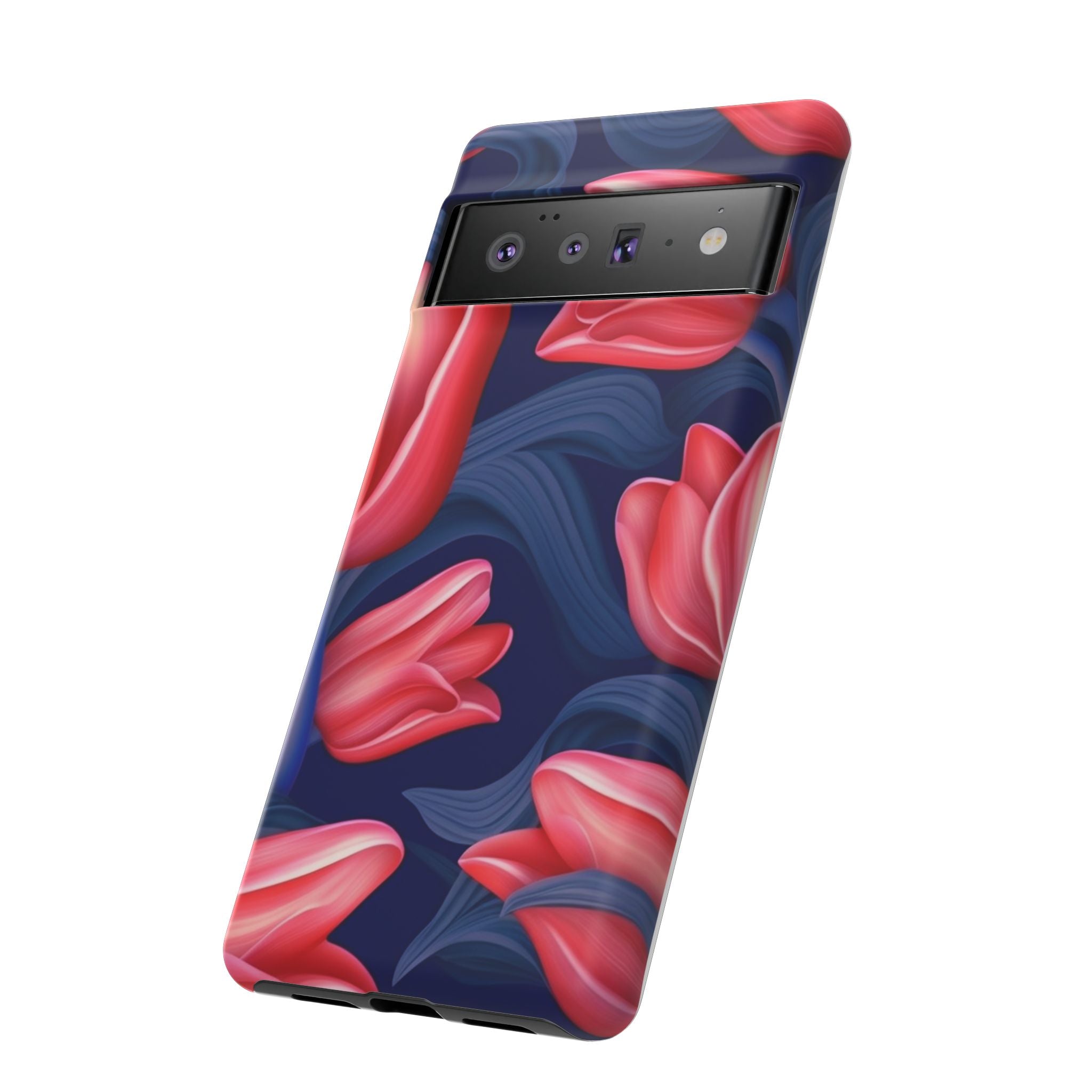 Vibrant Red Tulips Google Pixel Case (All Models)