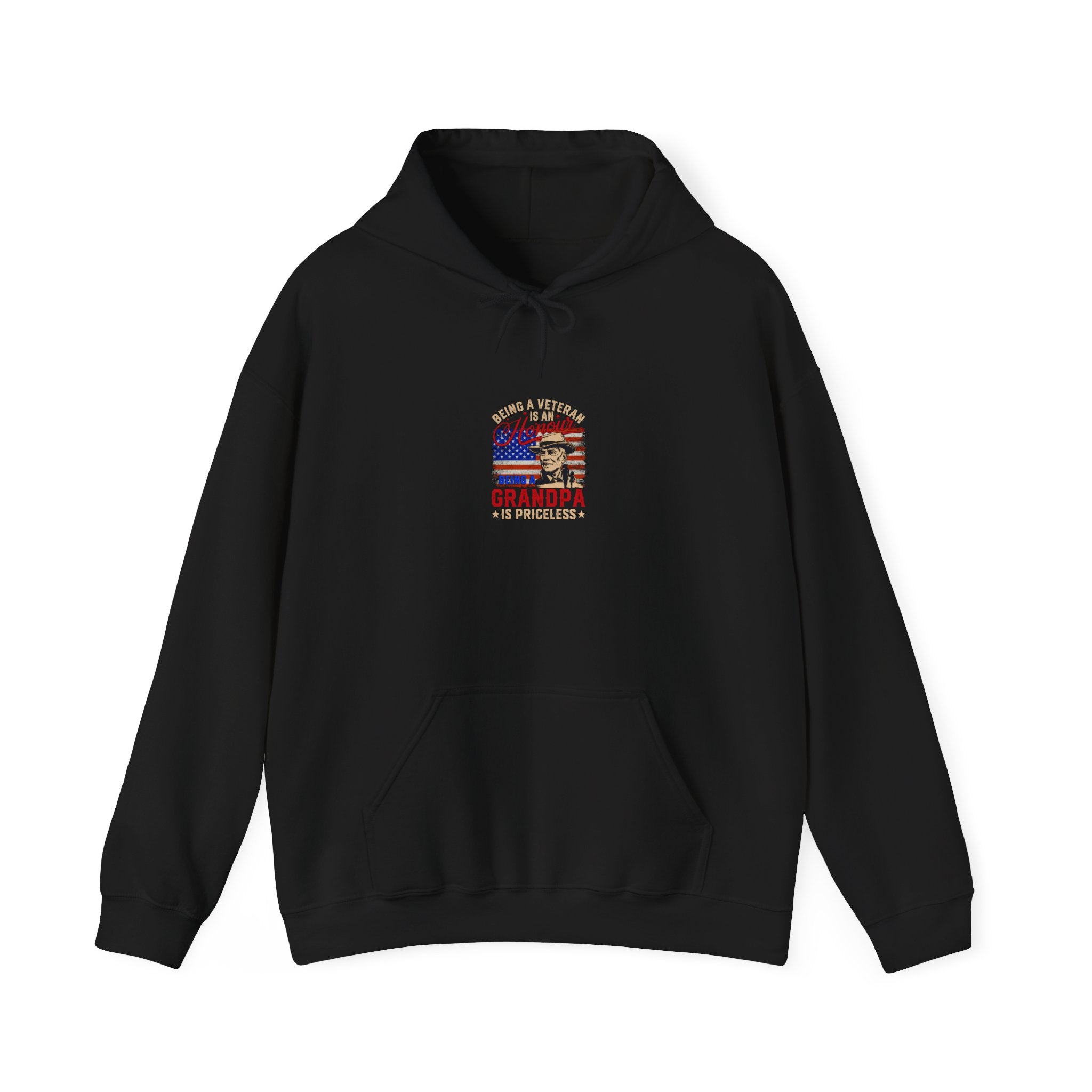 Veteran Grandpa Hoodie: Honour & Pride