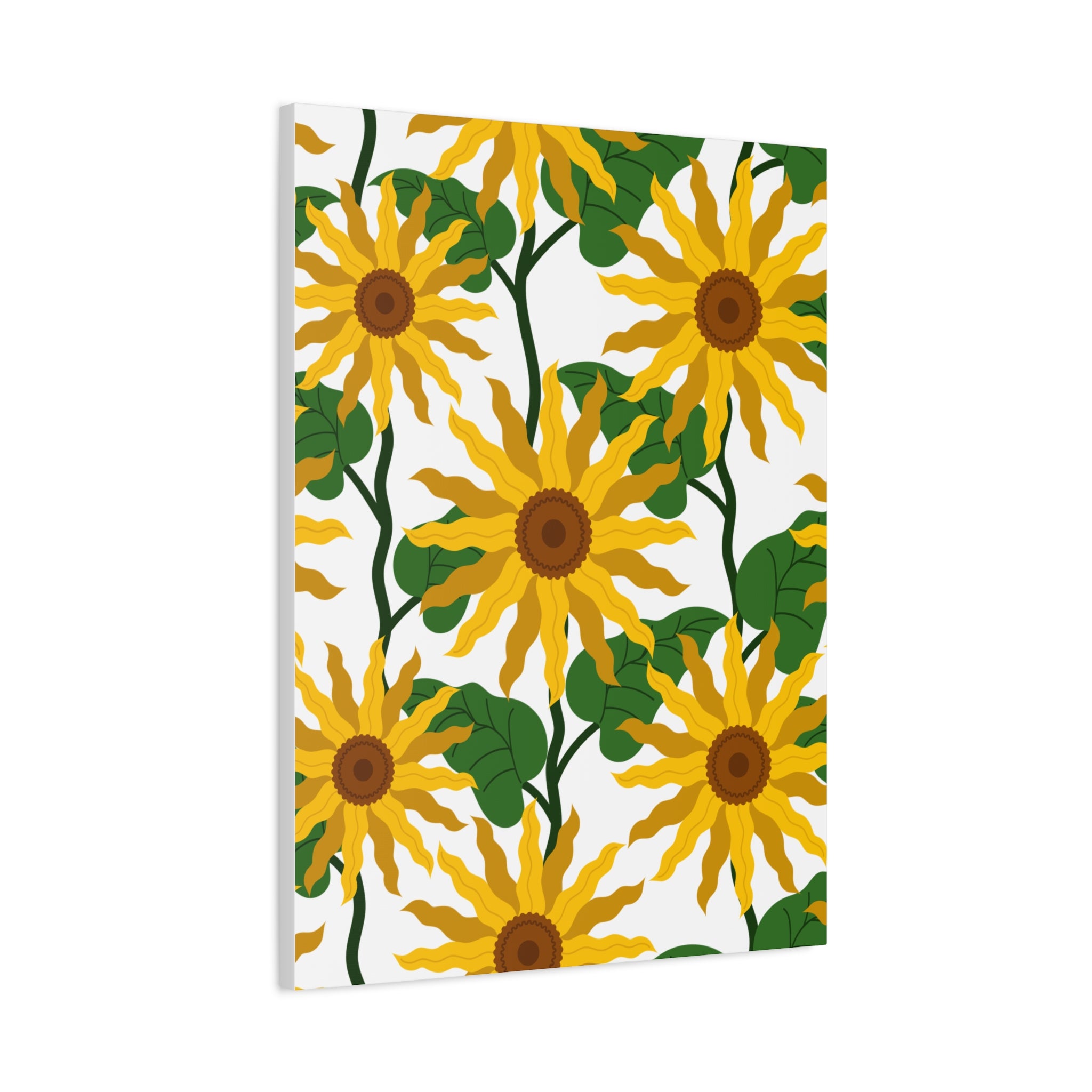 Bold Sunflower Canvas Art Print