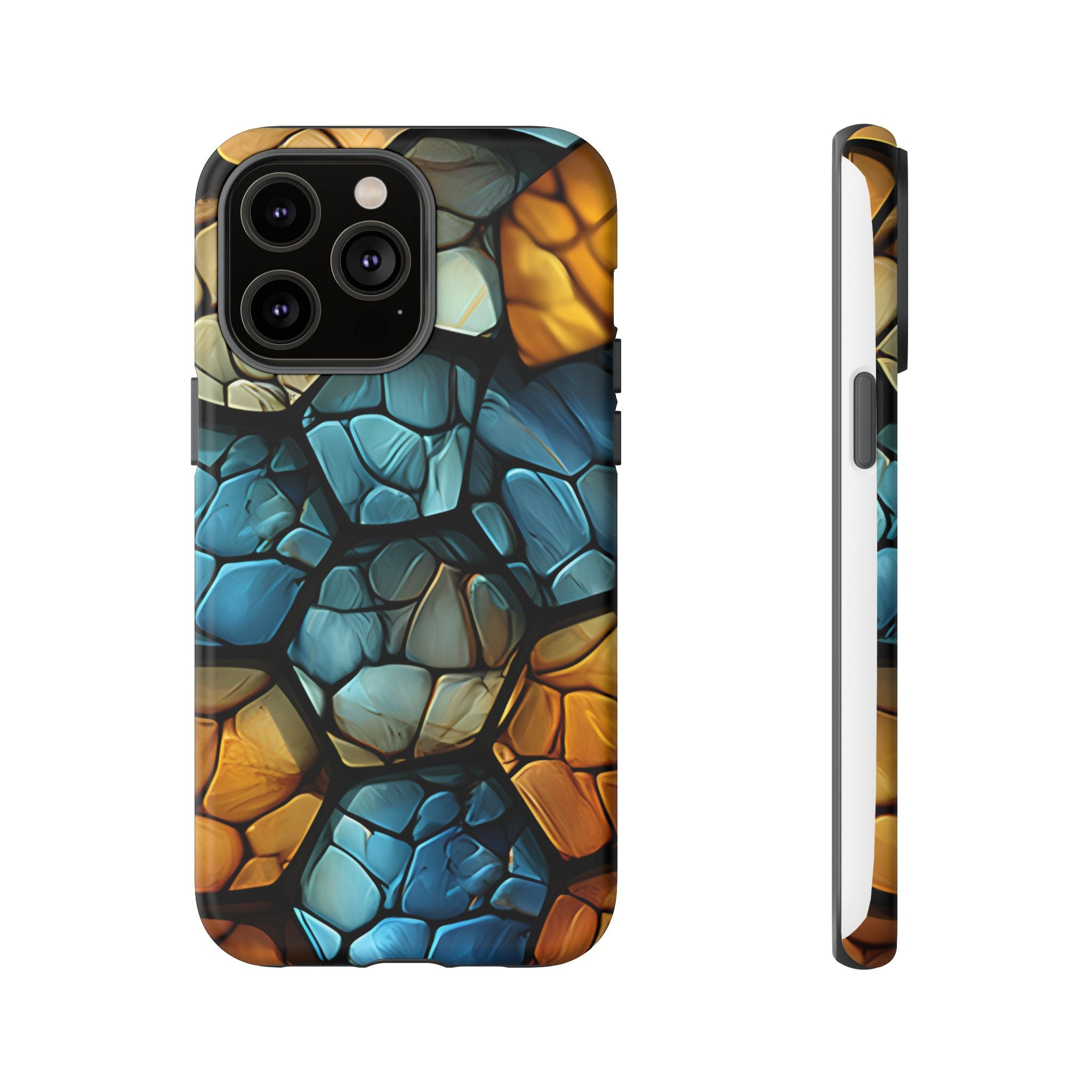 Abstract Stone Mosaic iPhone Case