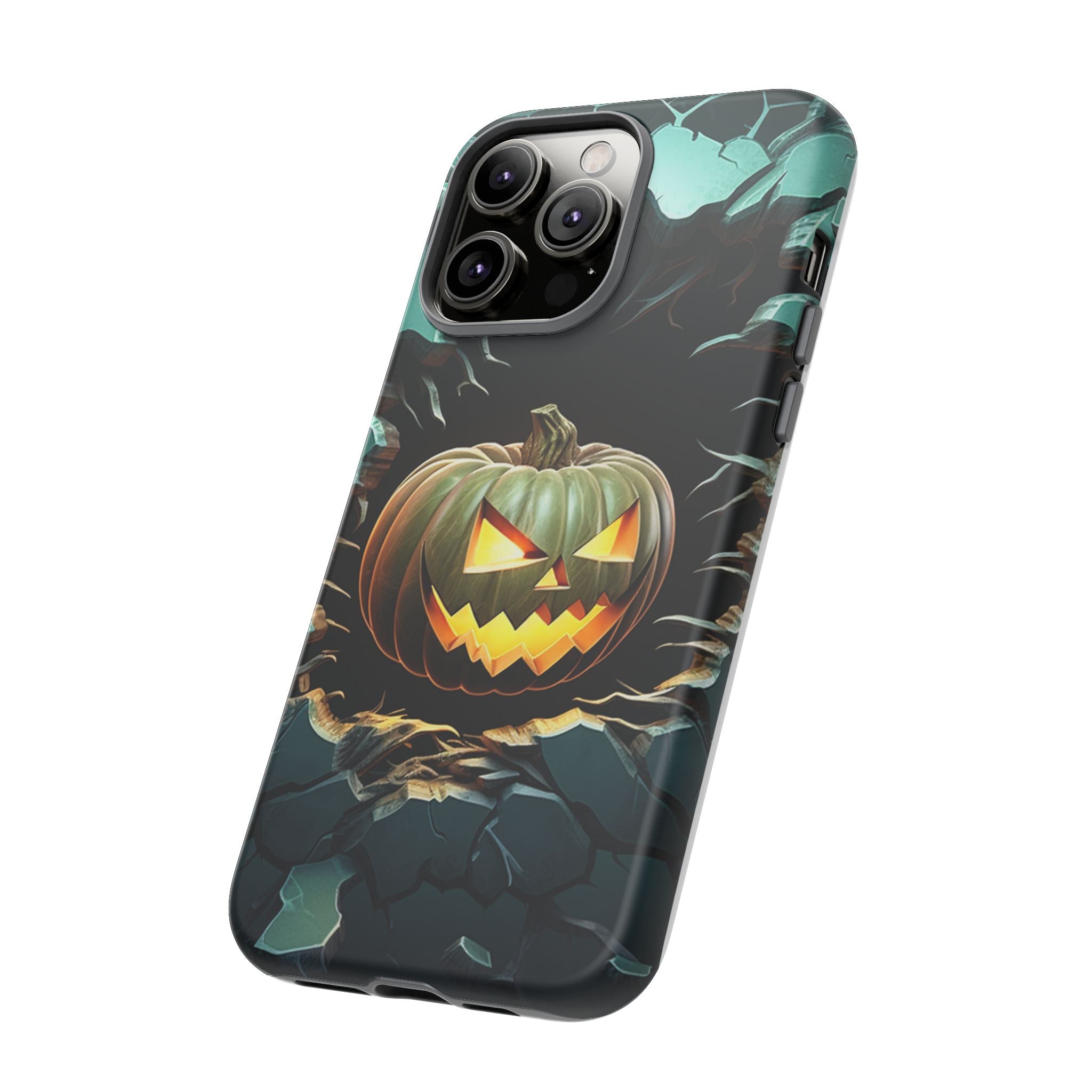 Spooky Jack-o'-Lantern Hexagon iPhone Case