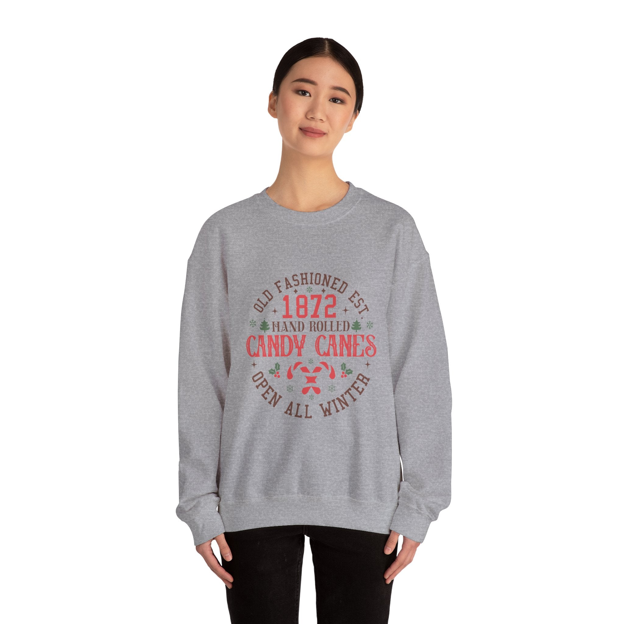 Old Fashioned Candy Canes Christmas Sweatshirt