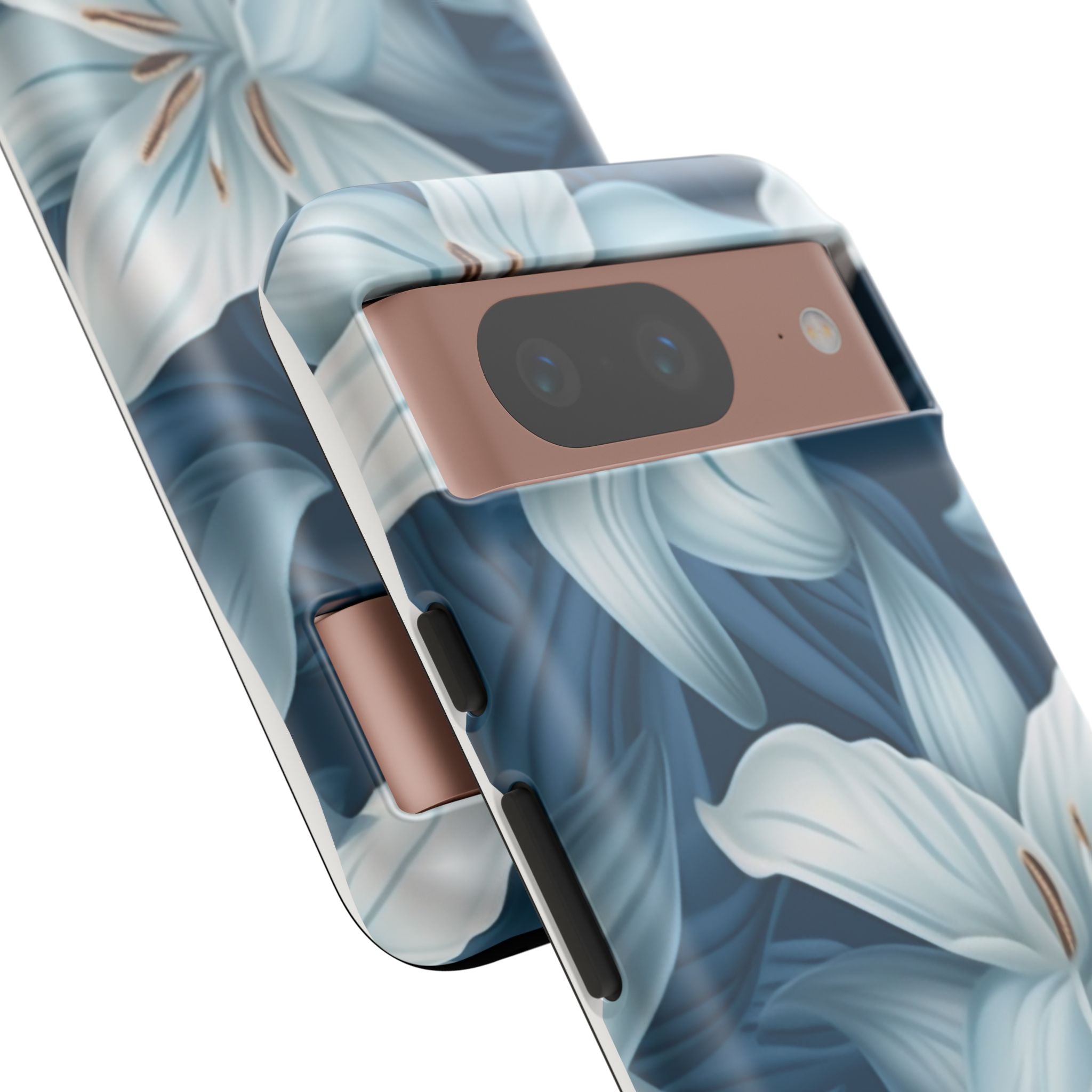 Pastel Blue Lily Google Pixel Case (All Models)