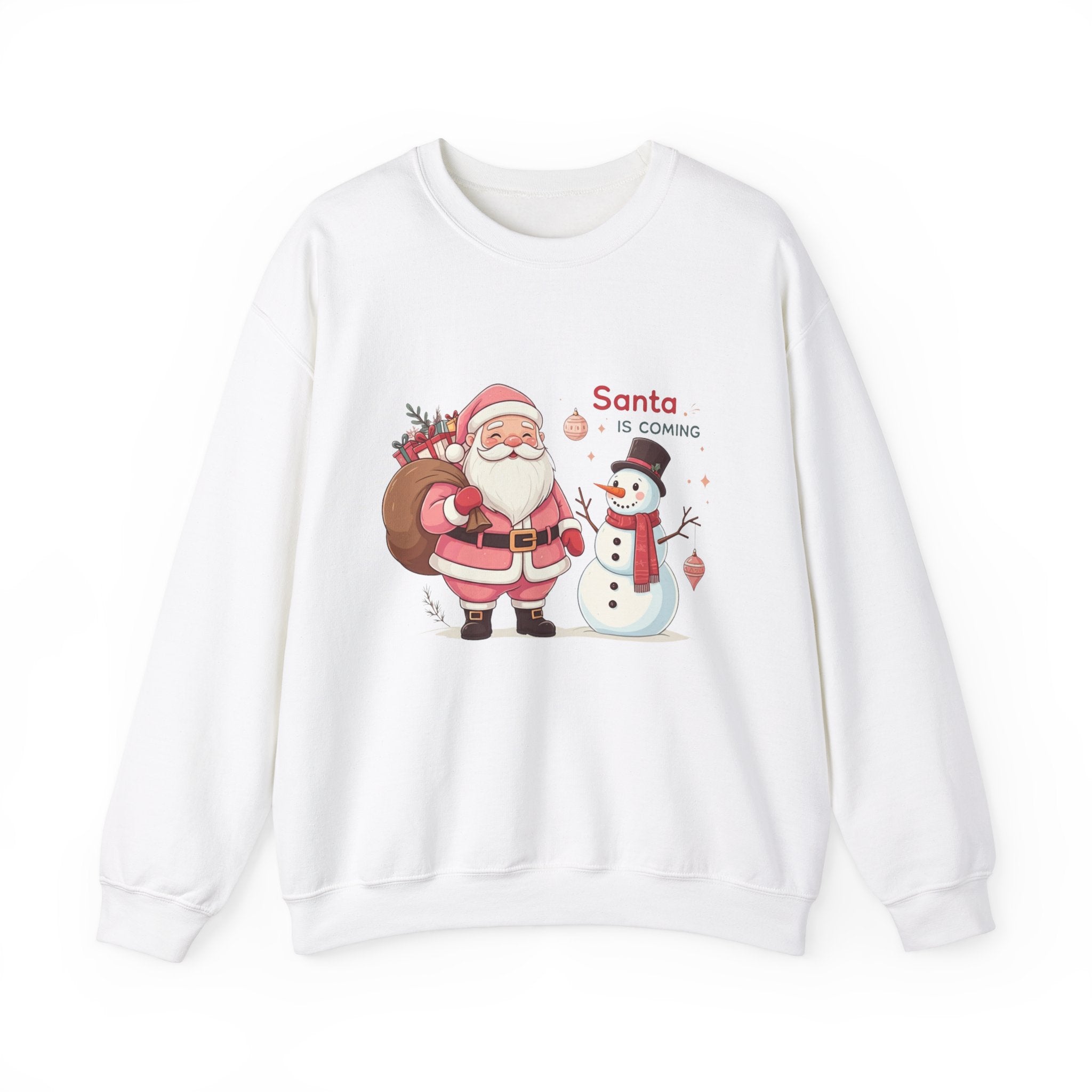 Pink Santa Christmas Sweatshirt