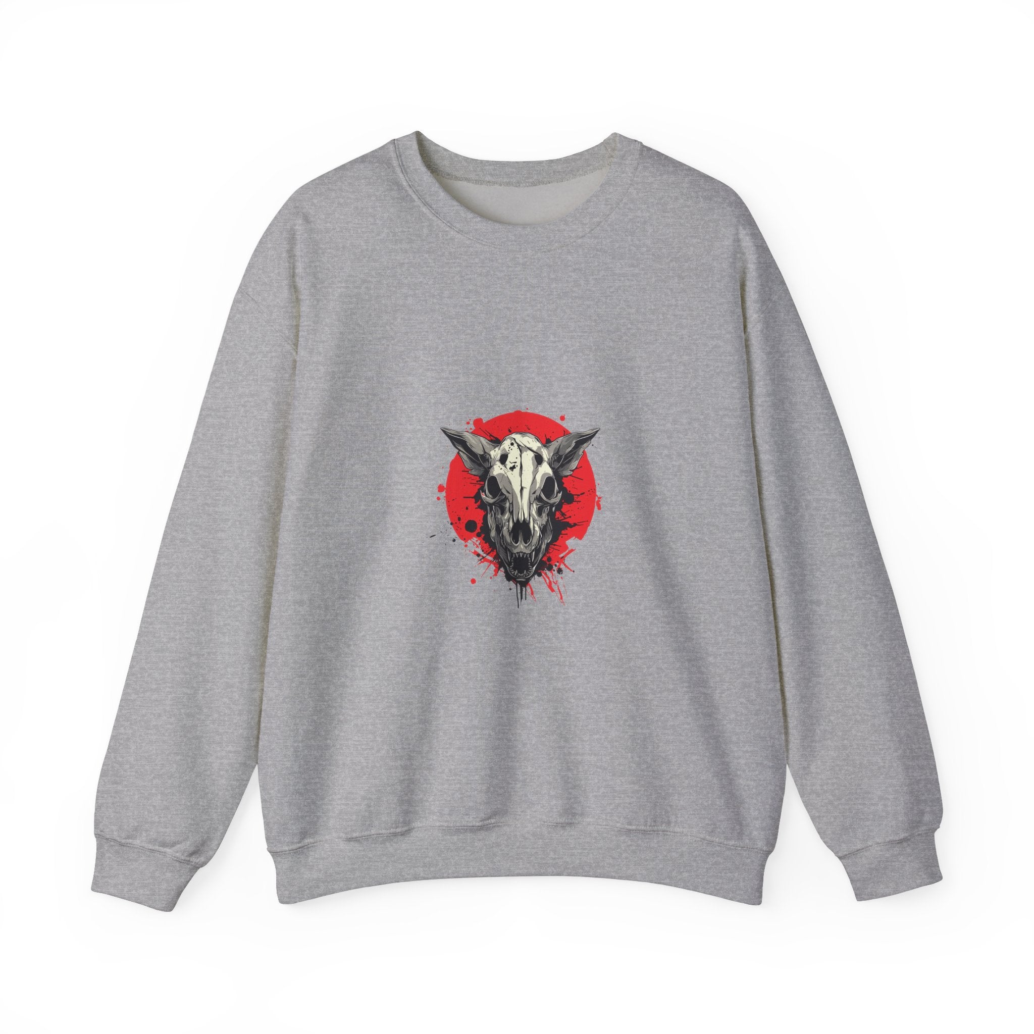 Red Sun Skull Sweatshirt