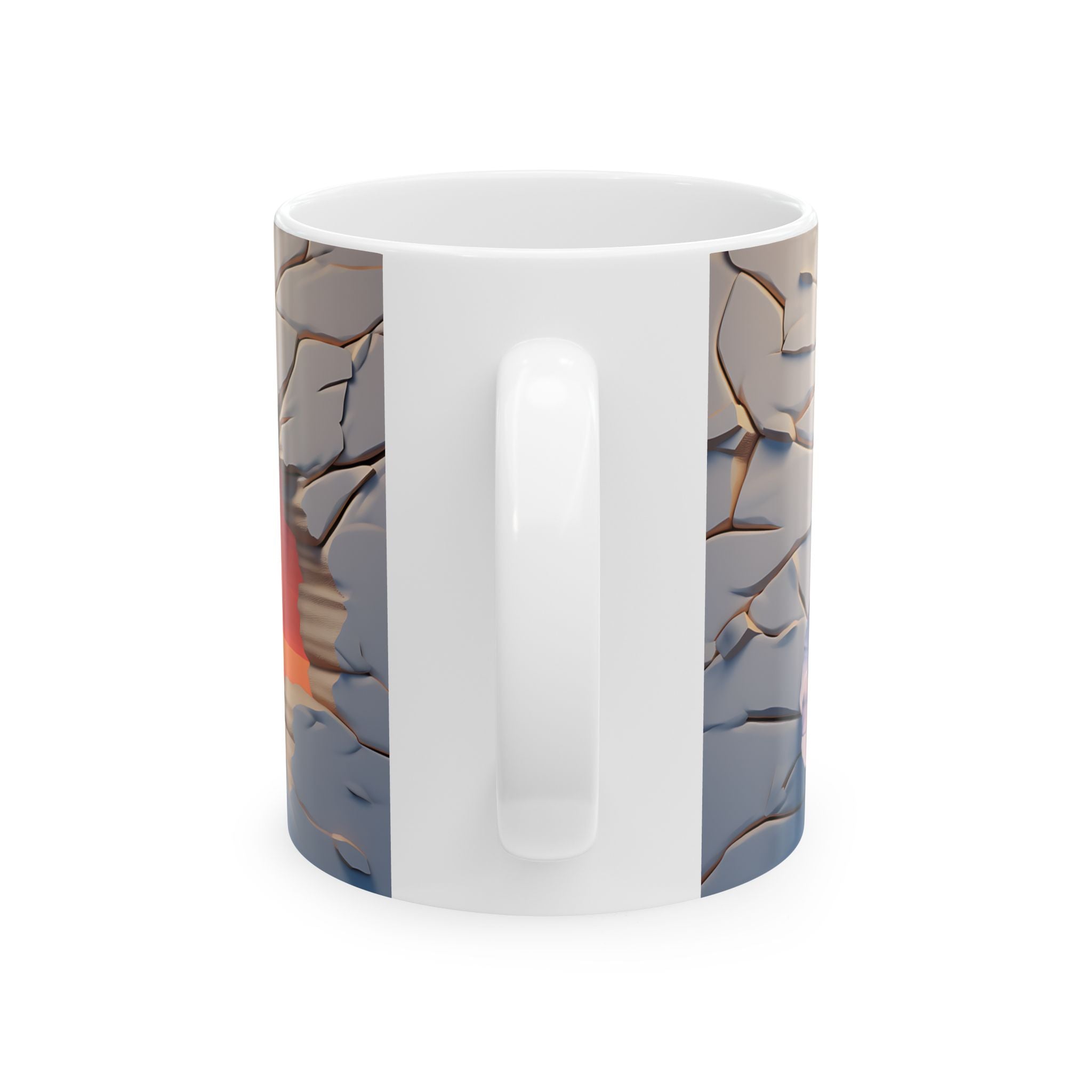 Sunset Dreams Mug: Surreal Landscape Art