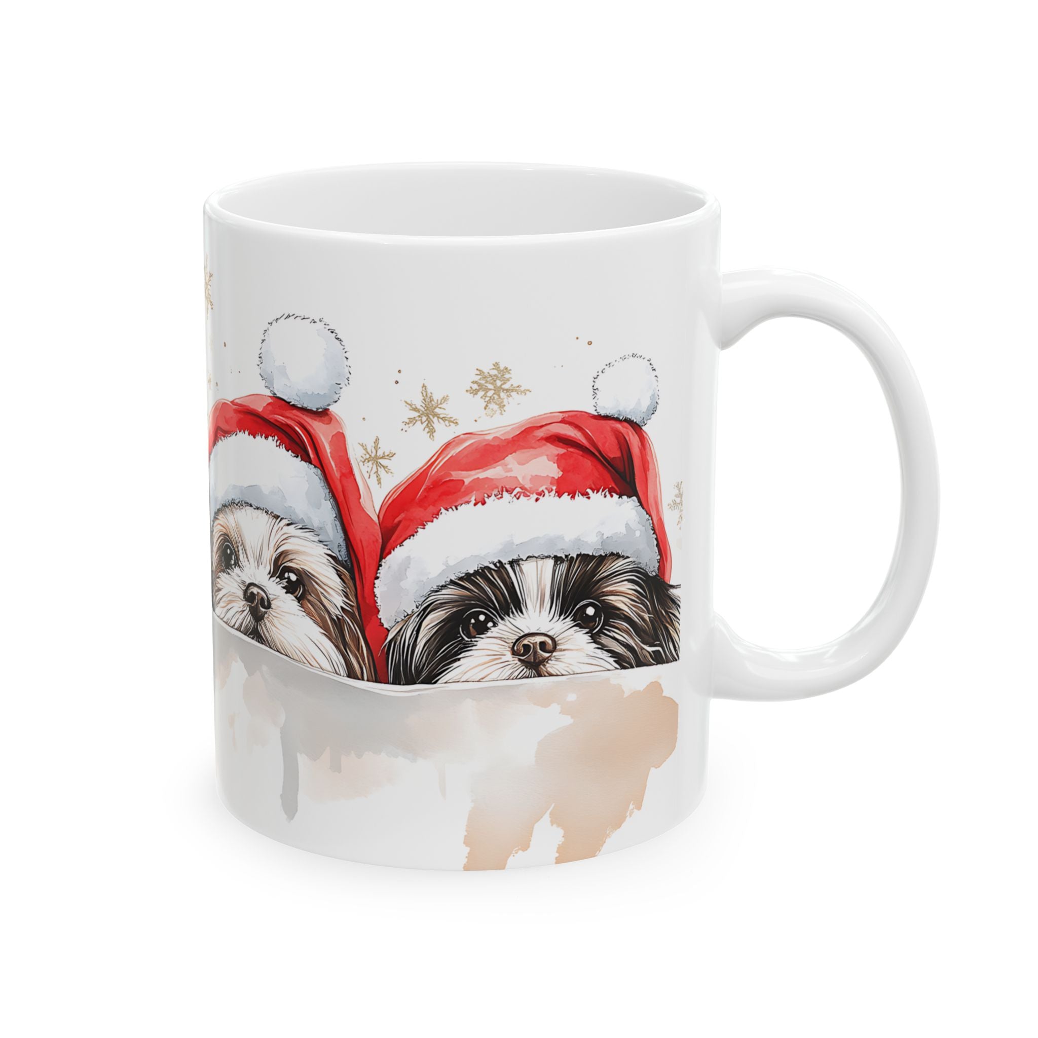 Shih Tzu Santa Mug: Christmas Cheer