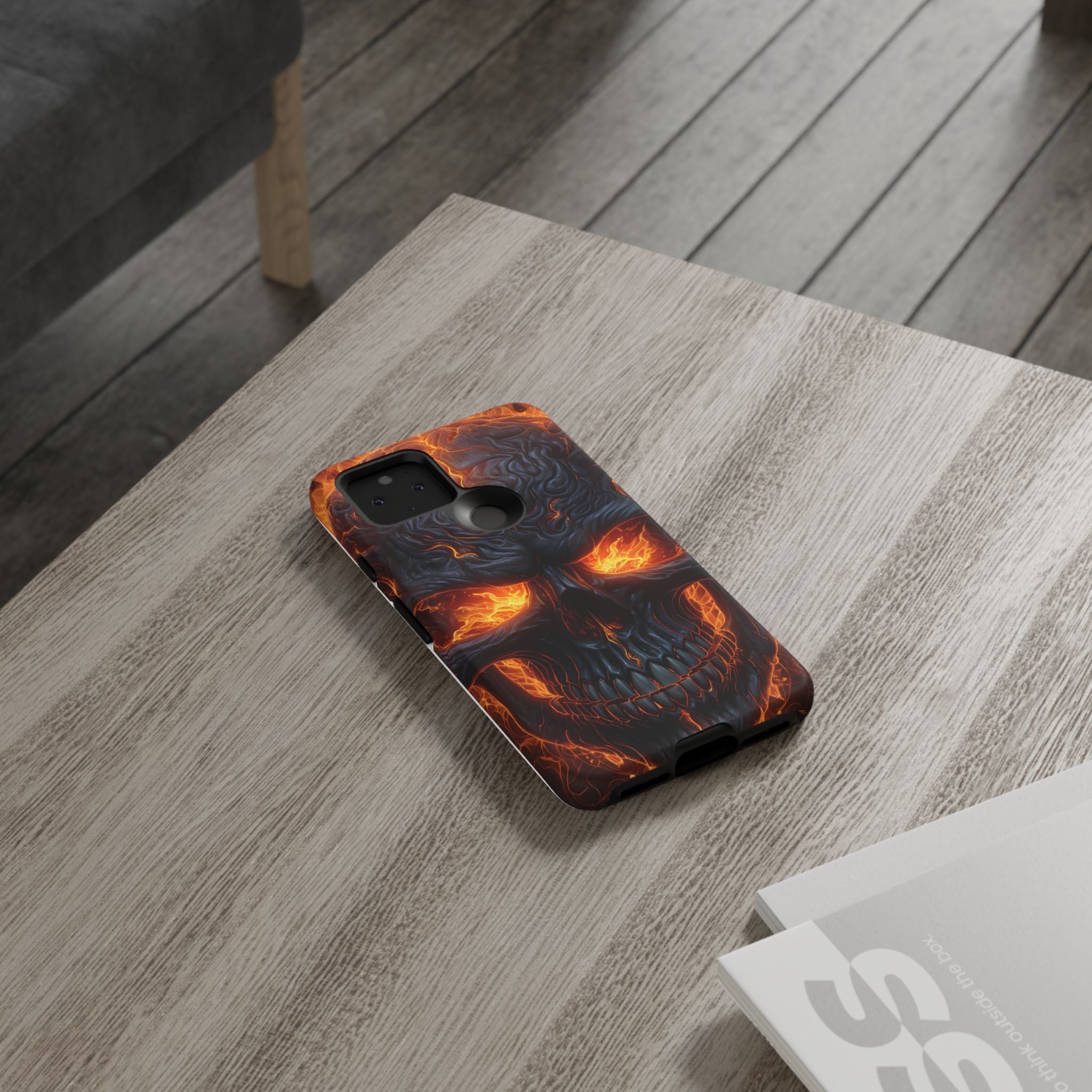 Fiery Skull Google Pixel Case (All Models)