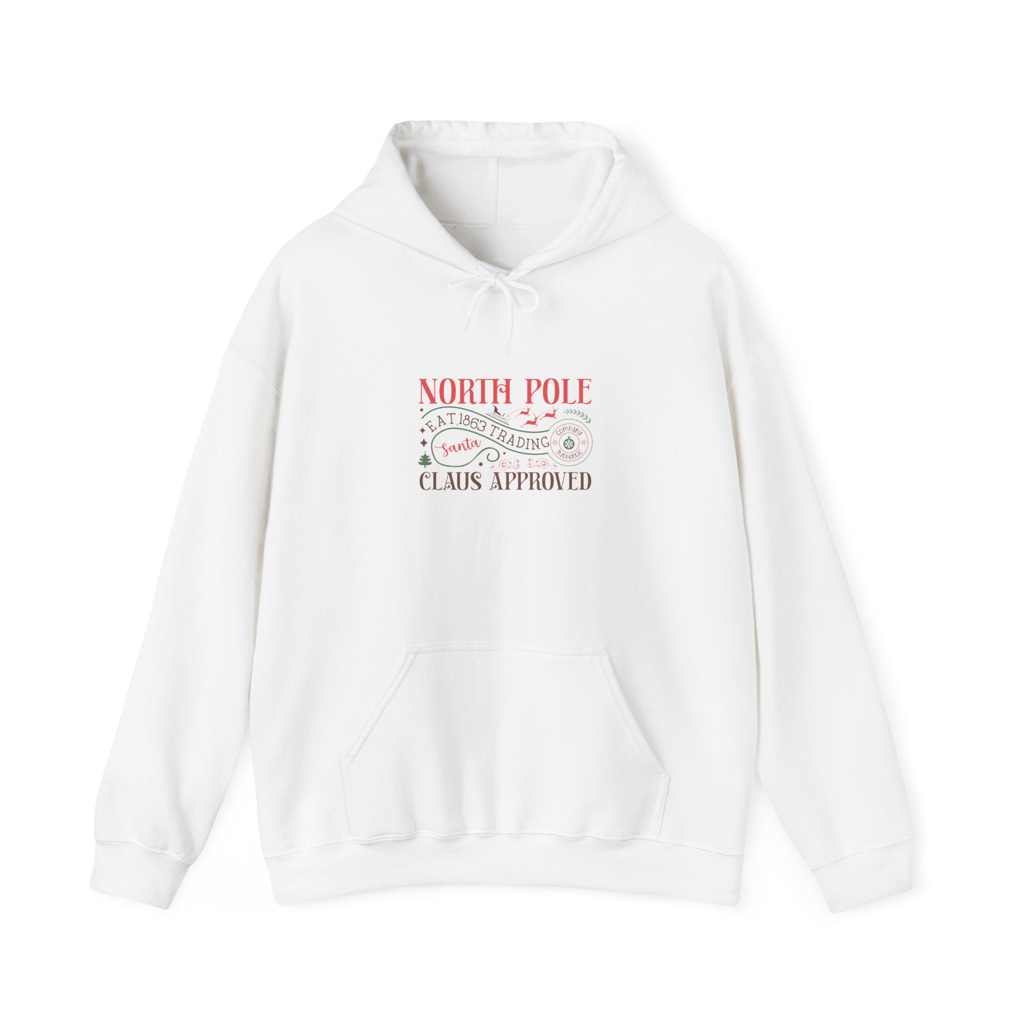 North Pole Eat.1863 Santa Claus Hoodie