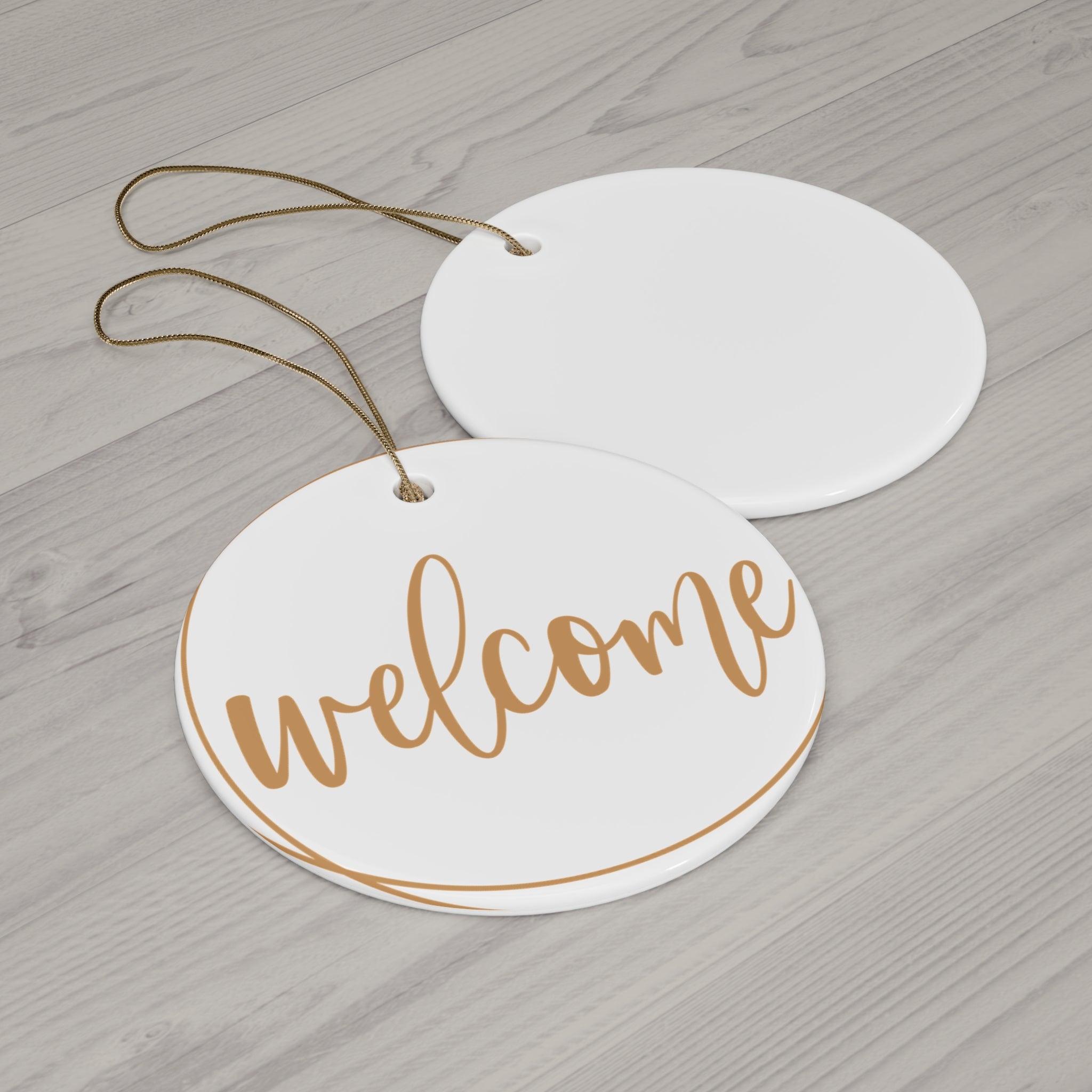 Welcome Home Ceramic Ornament